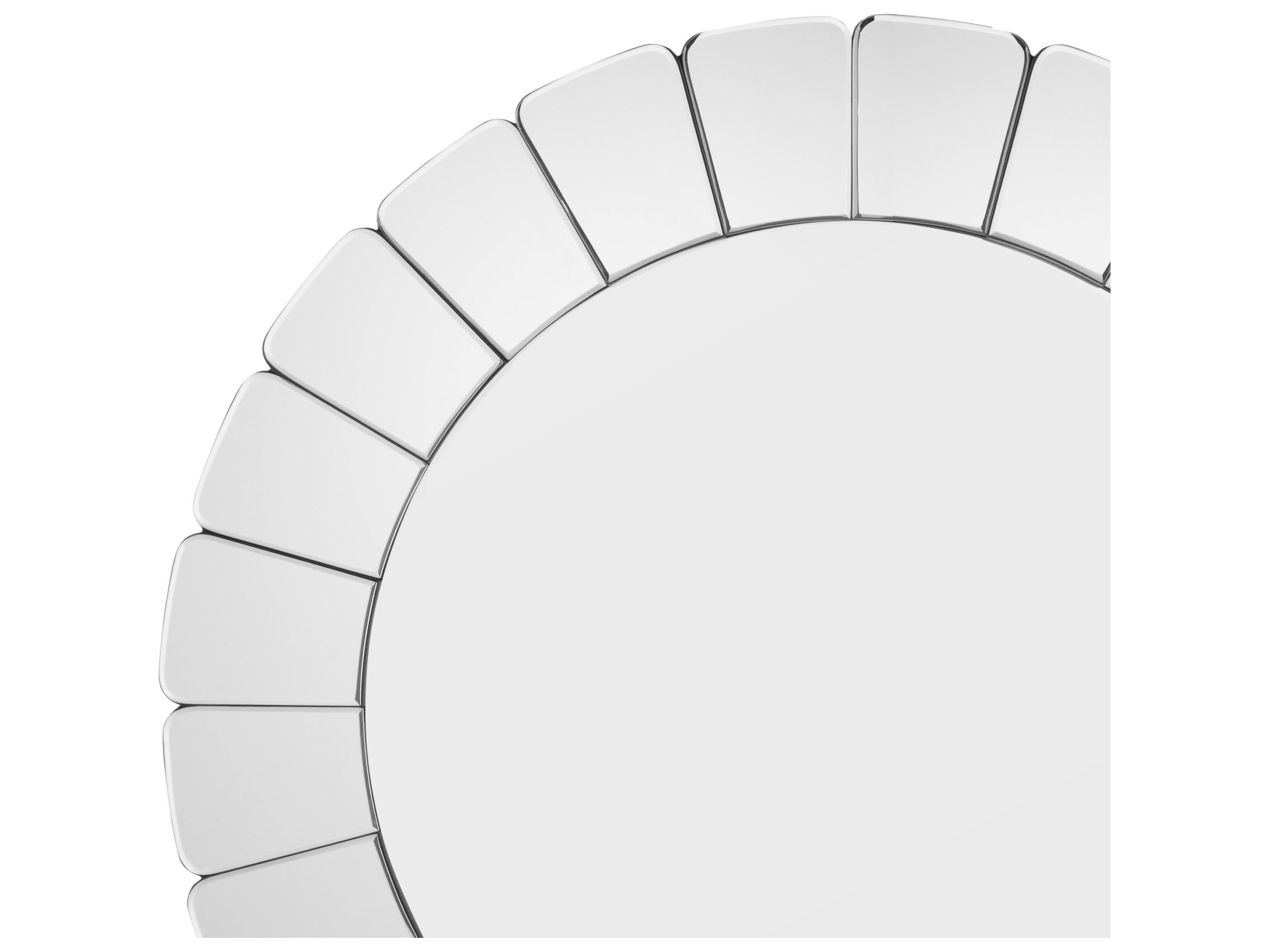 Bassett Mirror Leona Clear Round Wall Mirror