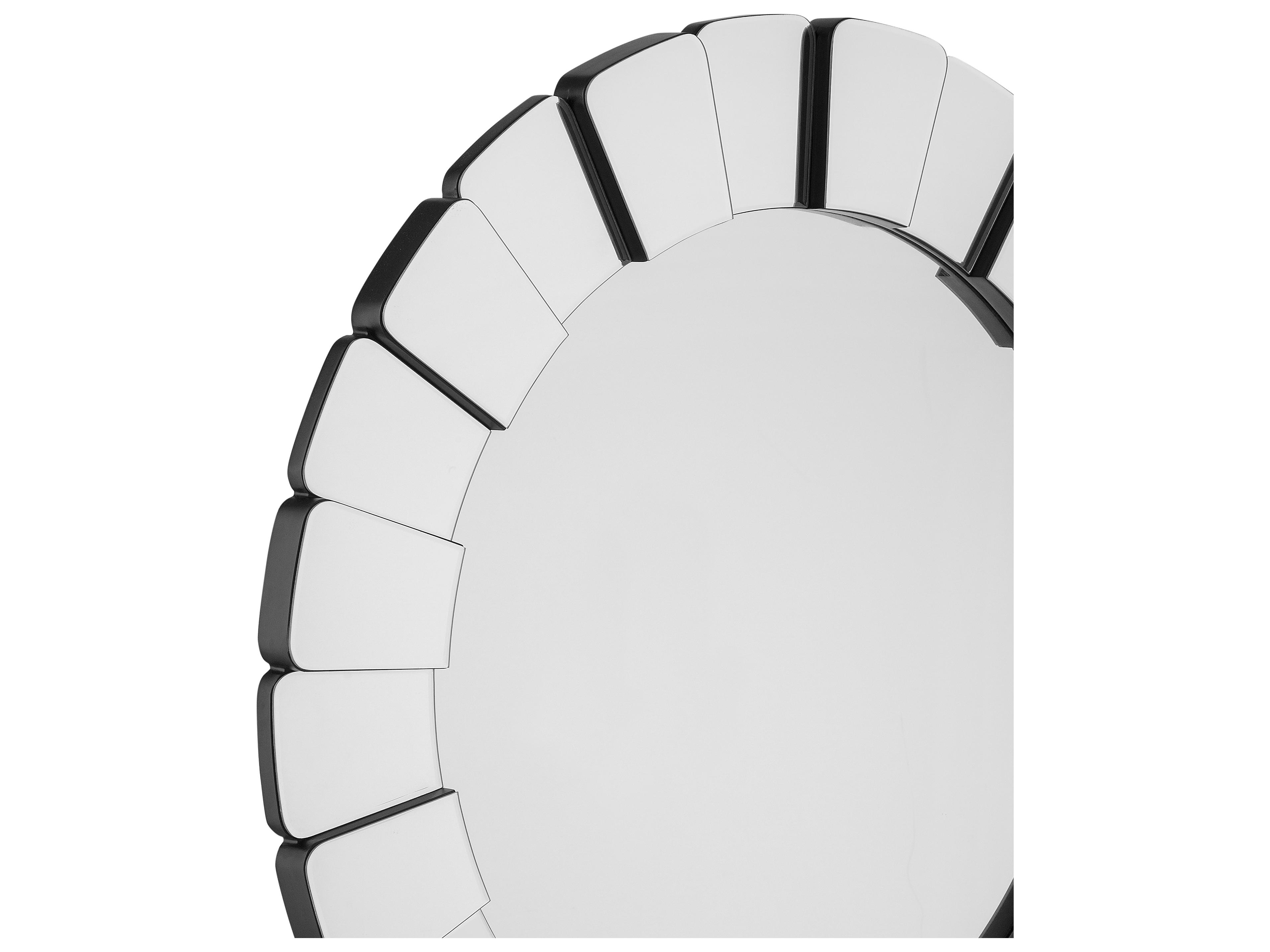 Bassett Mirror Leona Clear Round Wall Mirror
