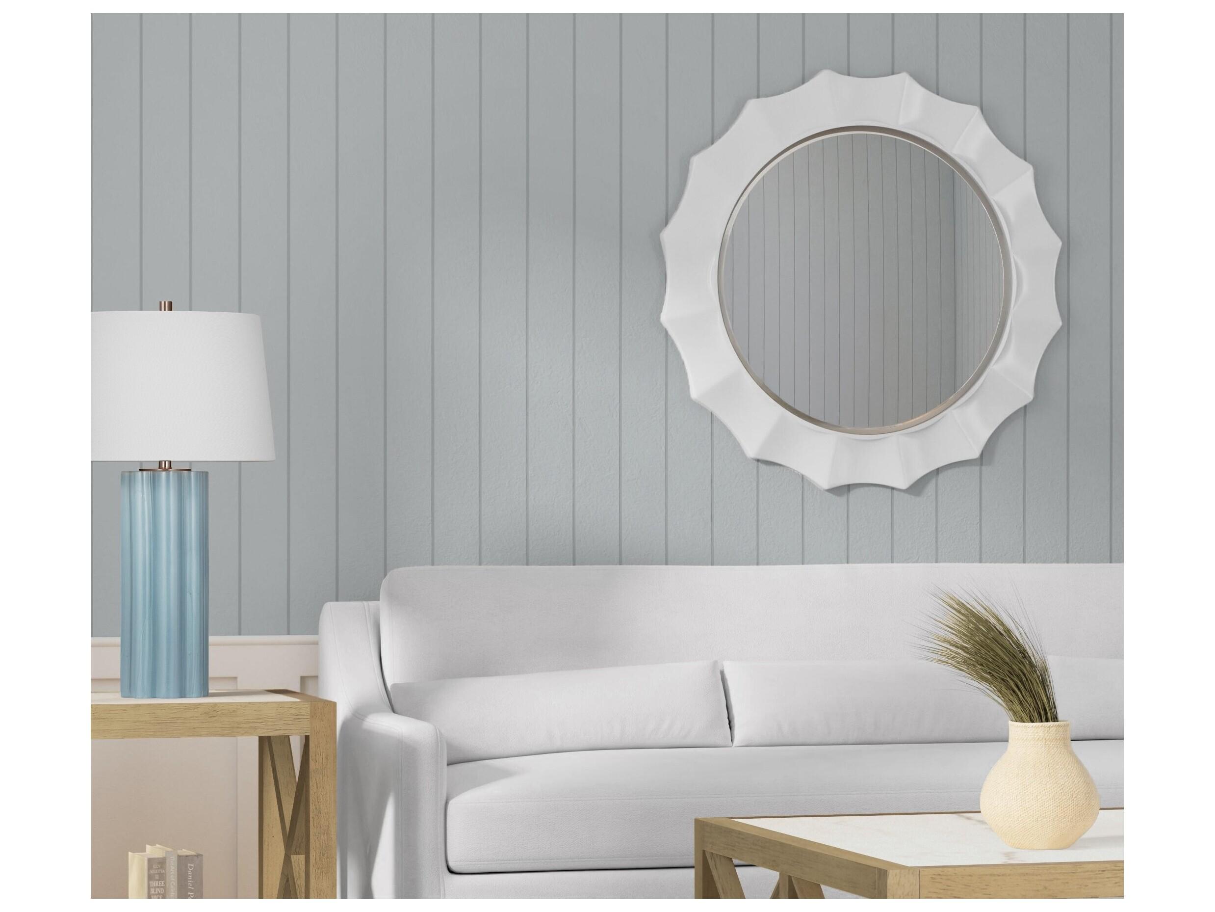 Bassett Mirror White Wall Mirror