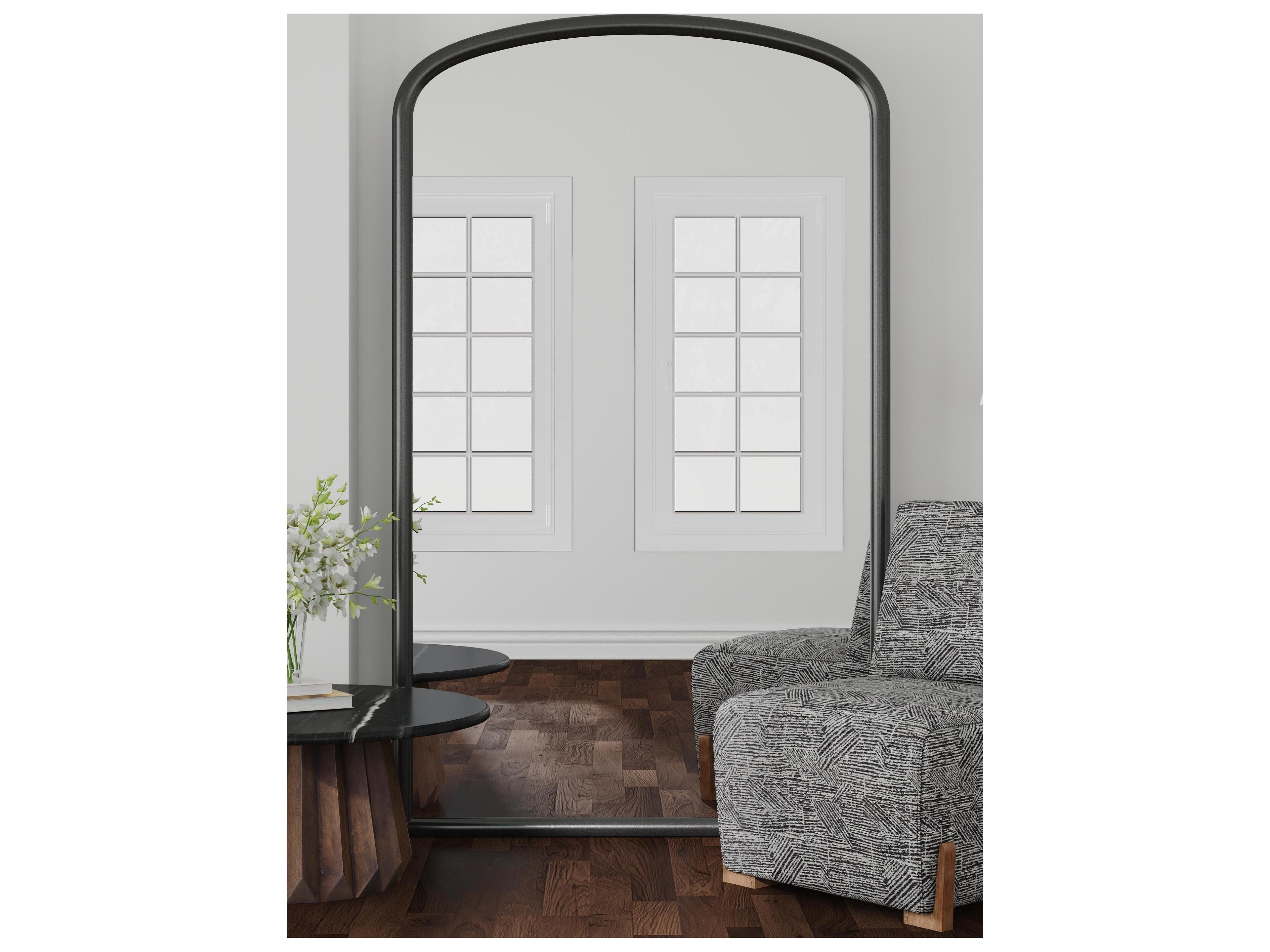 Bassett Mirror Brookings Black Wall Vertical