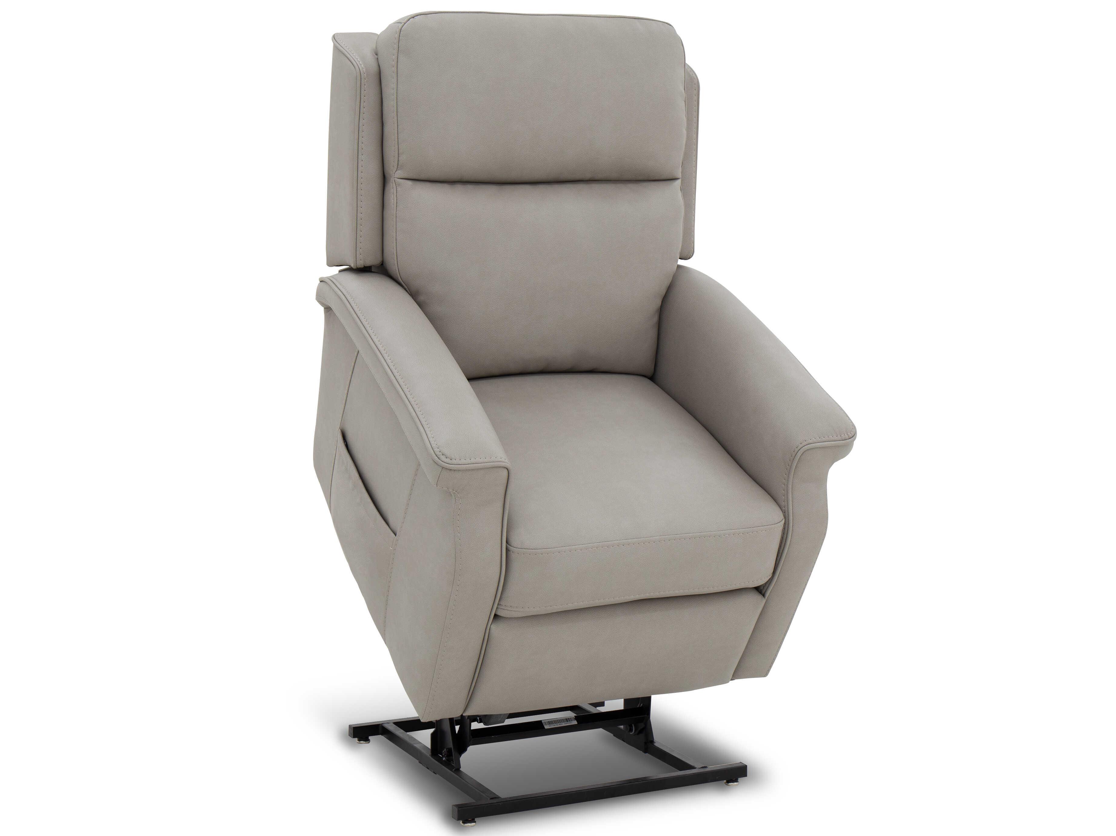 Barcalounger Lux Recline & Lift Lena Cappriccio Dove Gray Upholstered Recliner