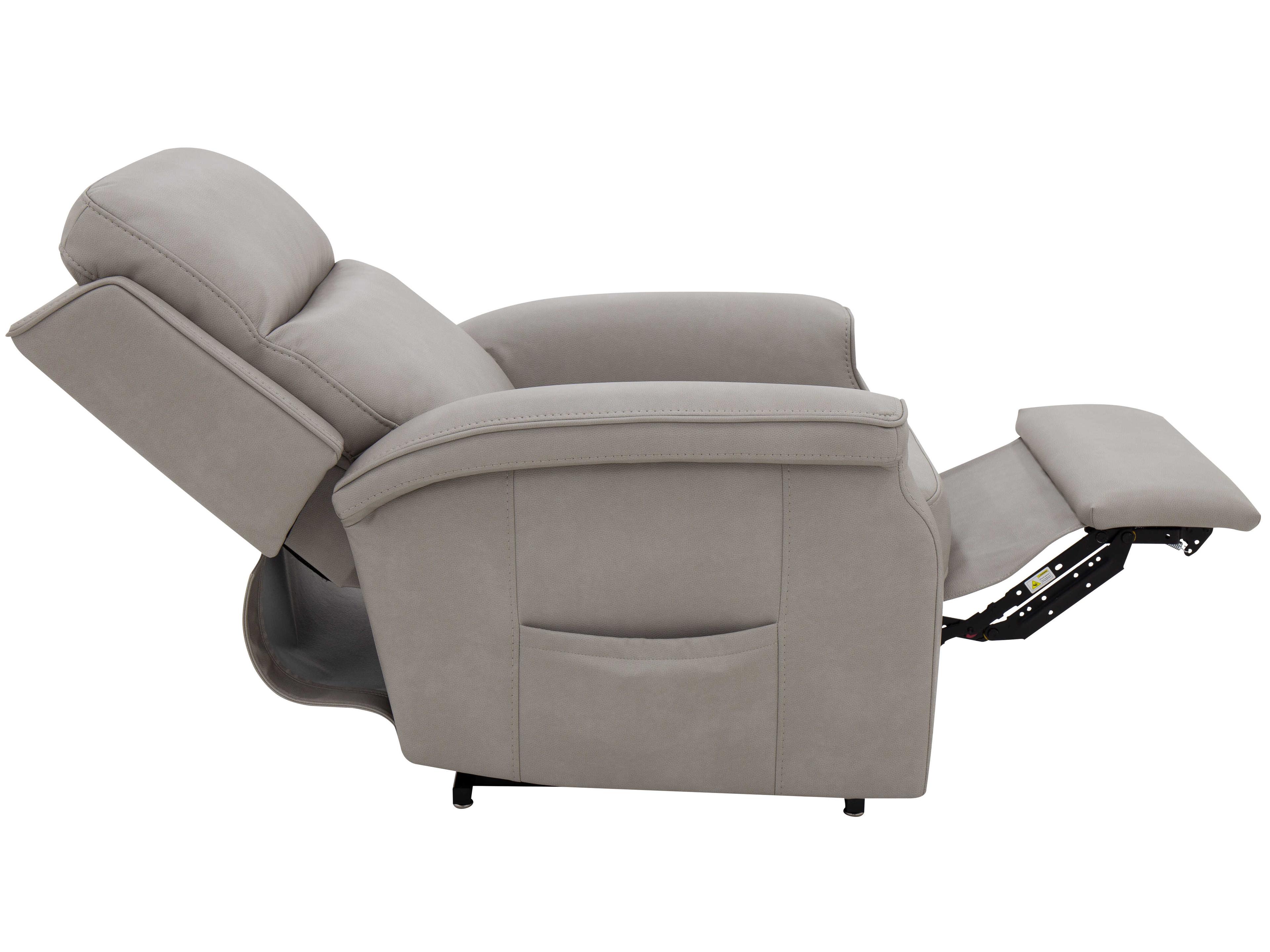 Barcalounger Lux Recline & Lift Lena Cappriccio Dove Gray Upholstered Recliner