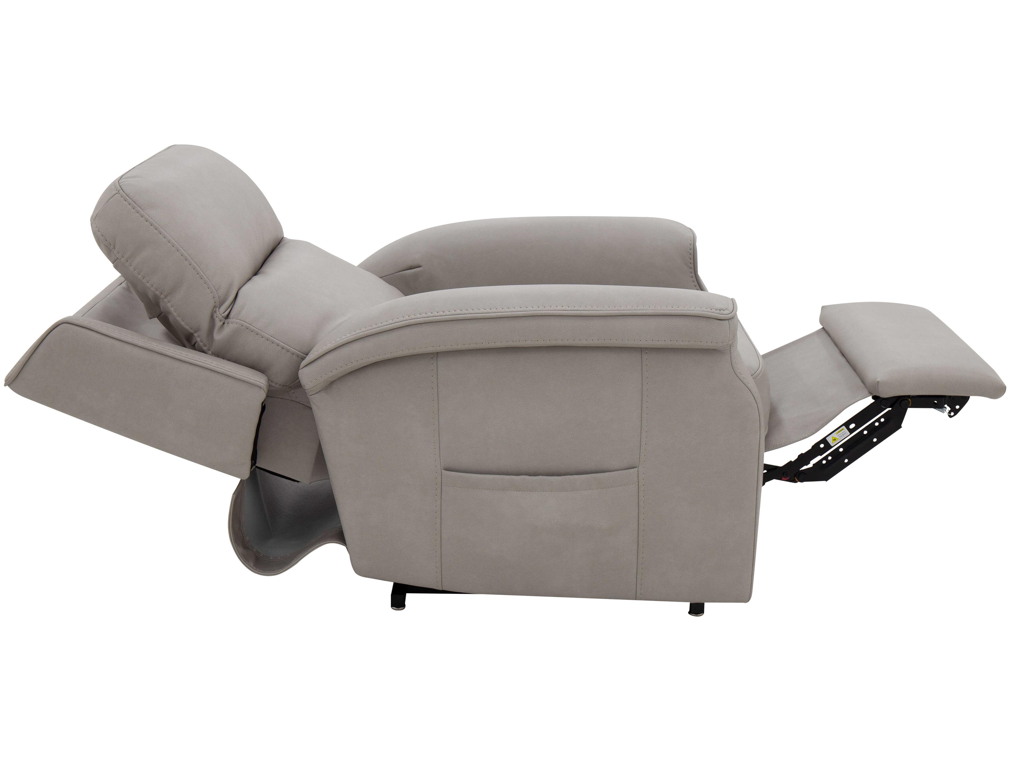 Barcalounger Lux Recline & Lift Lena Cappriccio Dove Gray Upholstered Recliner