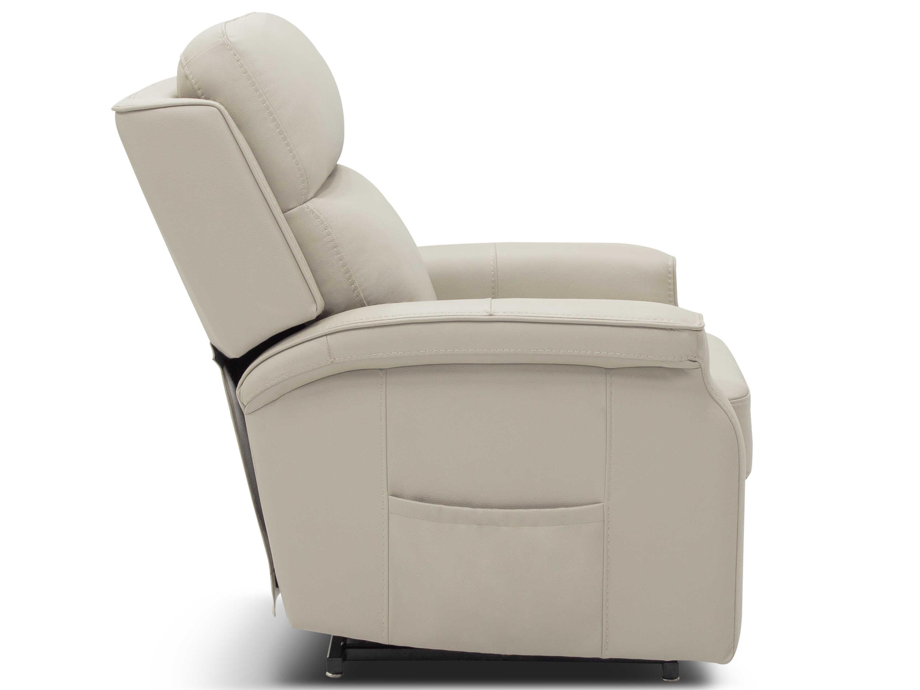 Barcalounger Lux Recline & Lift Lena Rainer Dove Beige Upholstered Recliner