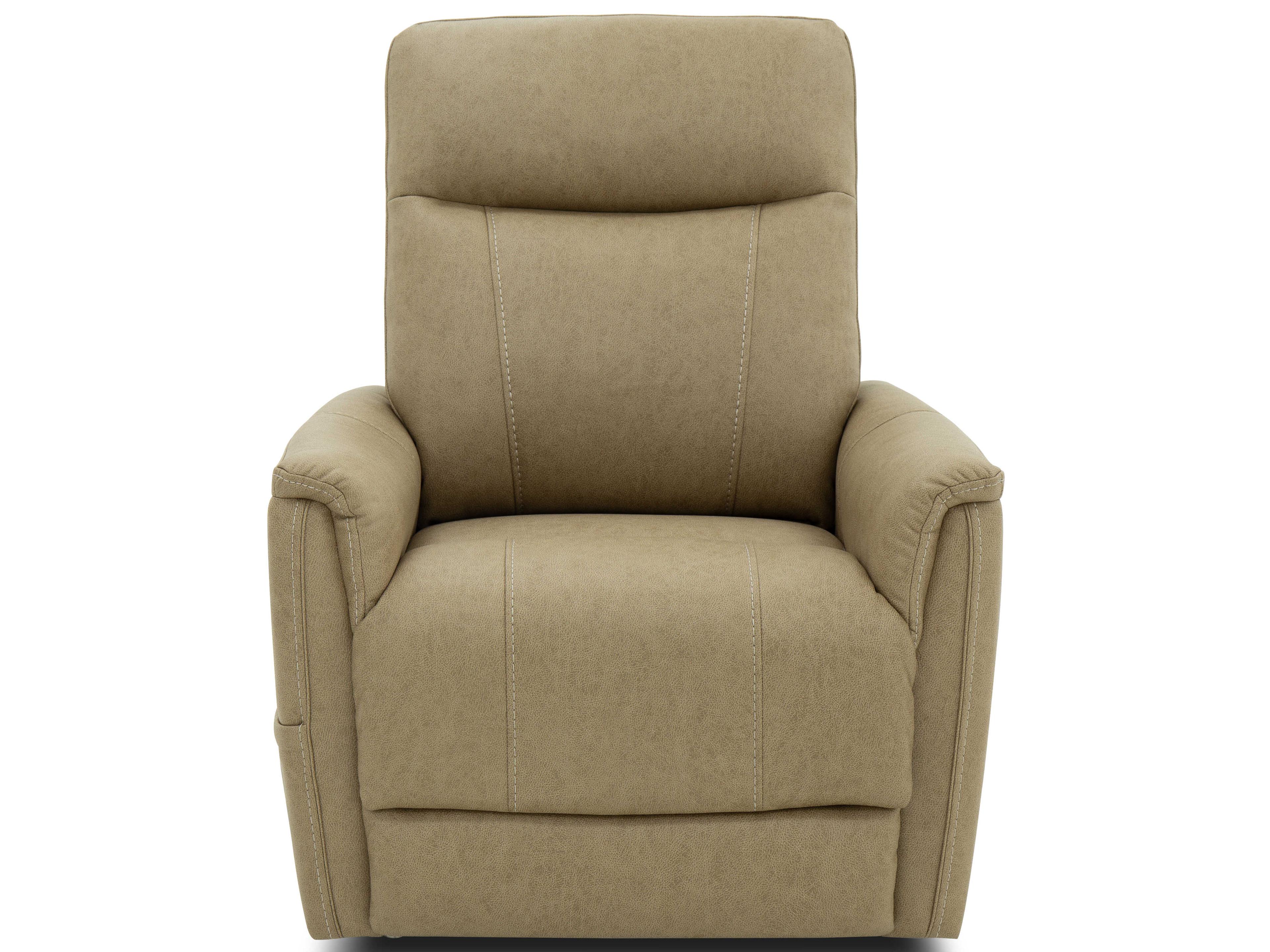 Barcalounger Lux Recline & Lift Montclair Jumbo Sand Tan Upholstered Recliner