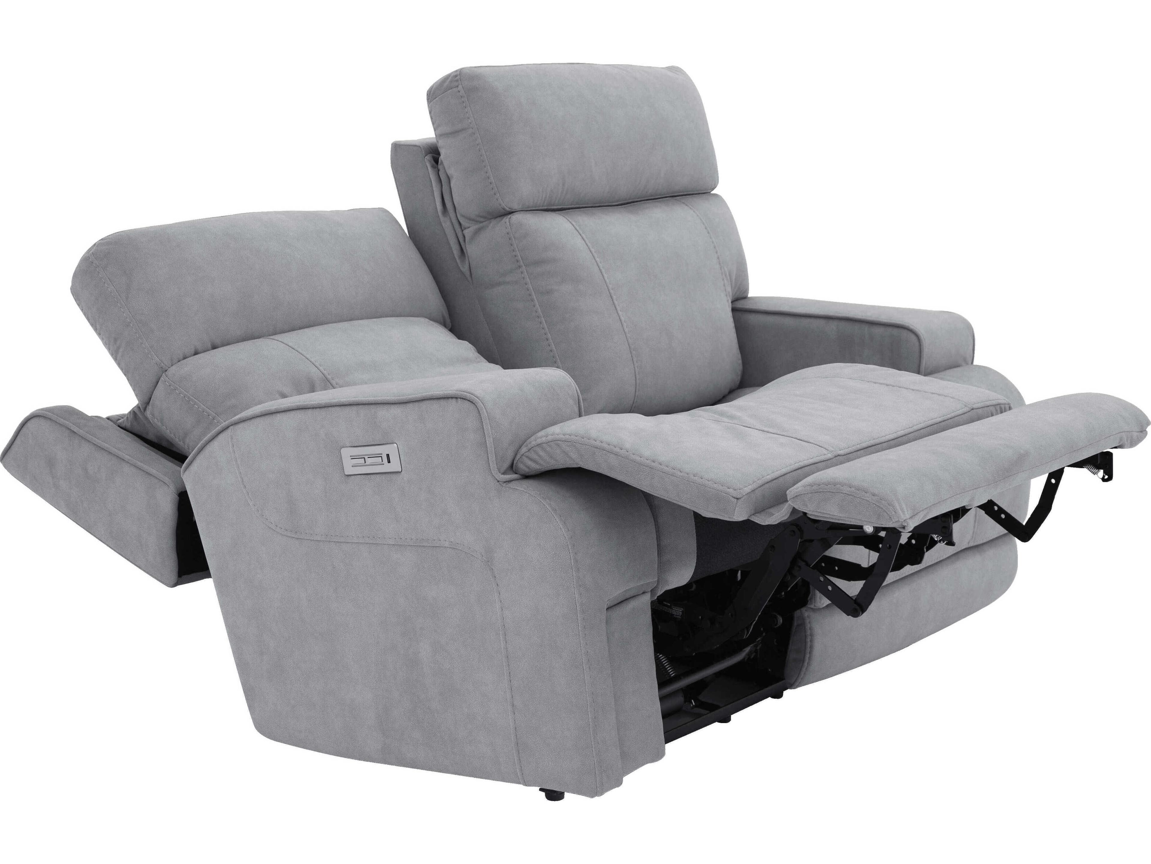 Barcalounger Zero Gravity Ashbee Arula Dolphin Gray Upholstered Loveseat