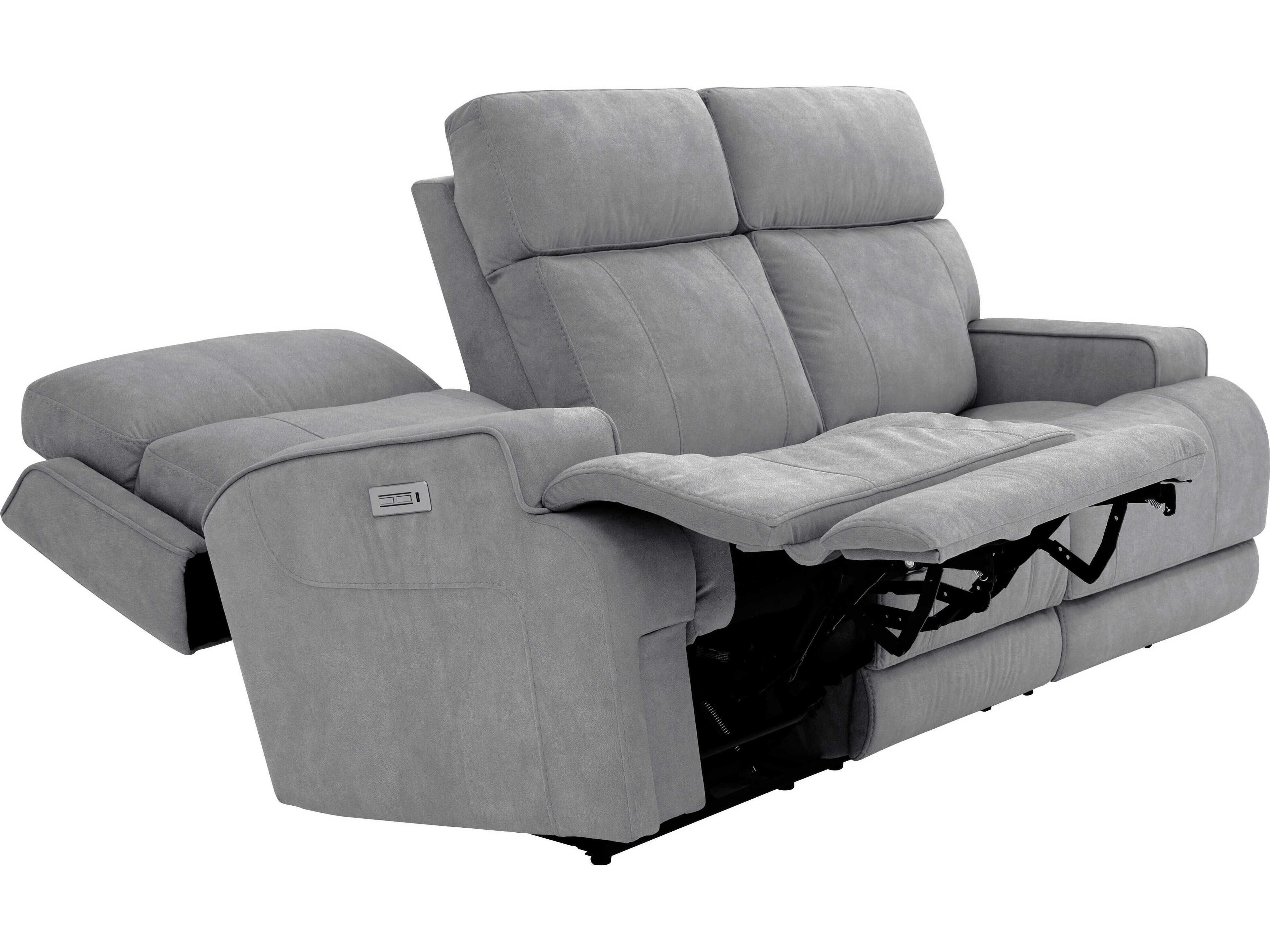 Barcalounger Zero Gravity Ashbee Arula Dolphin Gray Upholstered Sofa