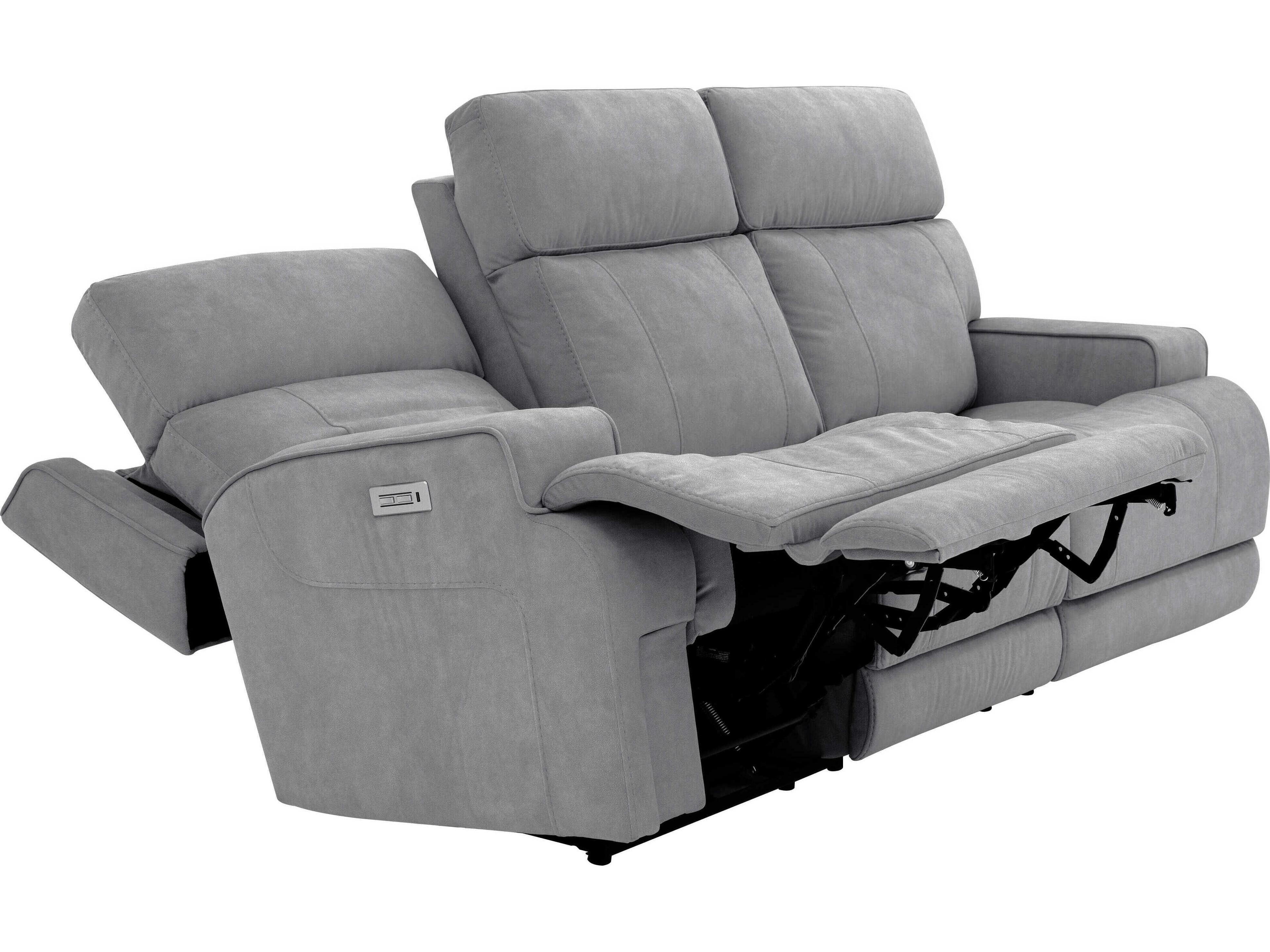 Barcalounger Zero Gravity Ashbee Arula Dolphin Gray Upholstered Sofa