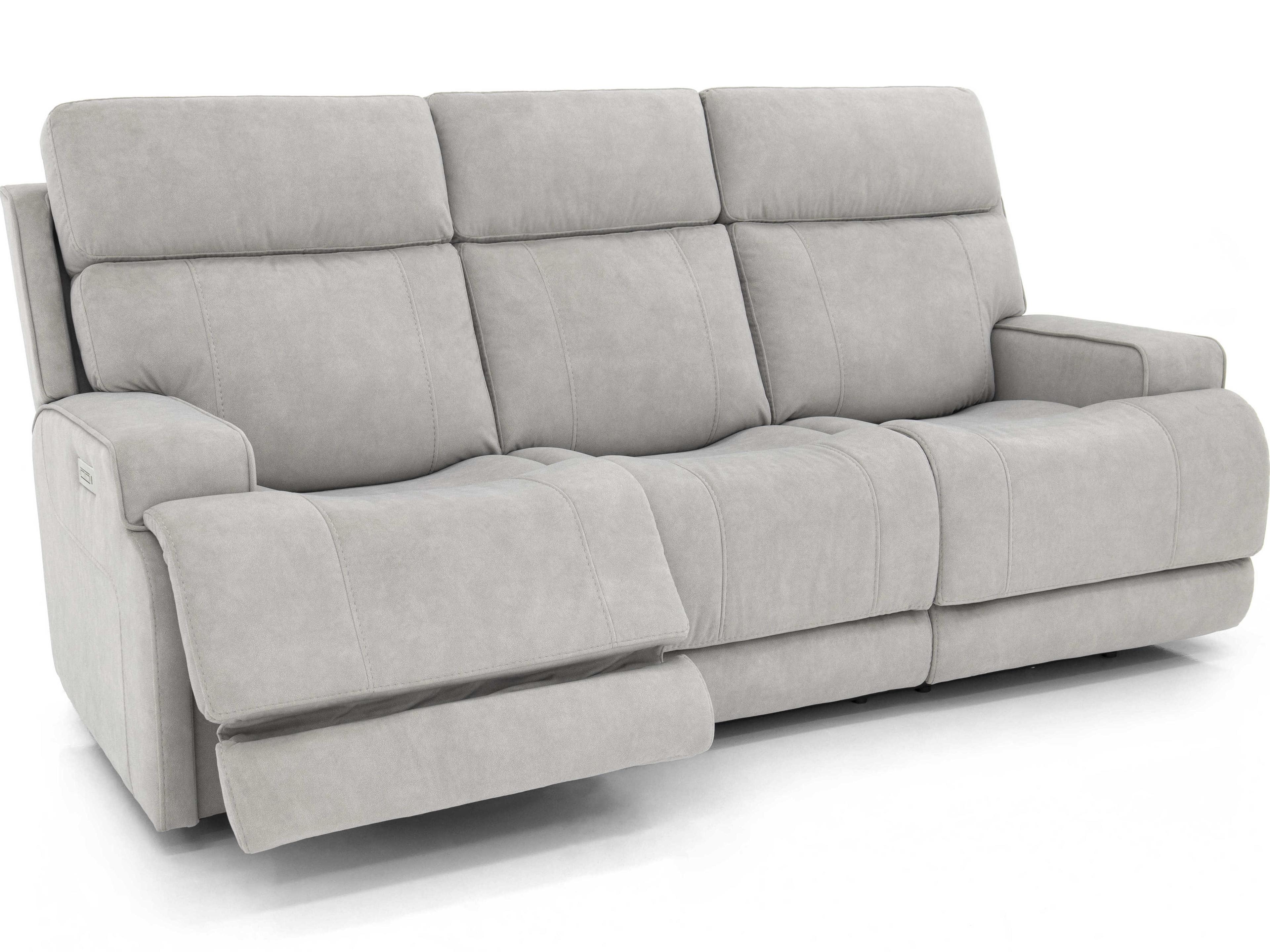 Barcalounger Zero Gravity Ashbee Arula Dove Gray Upholstered Sofa