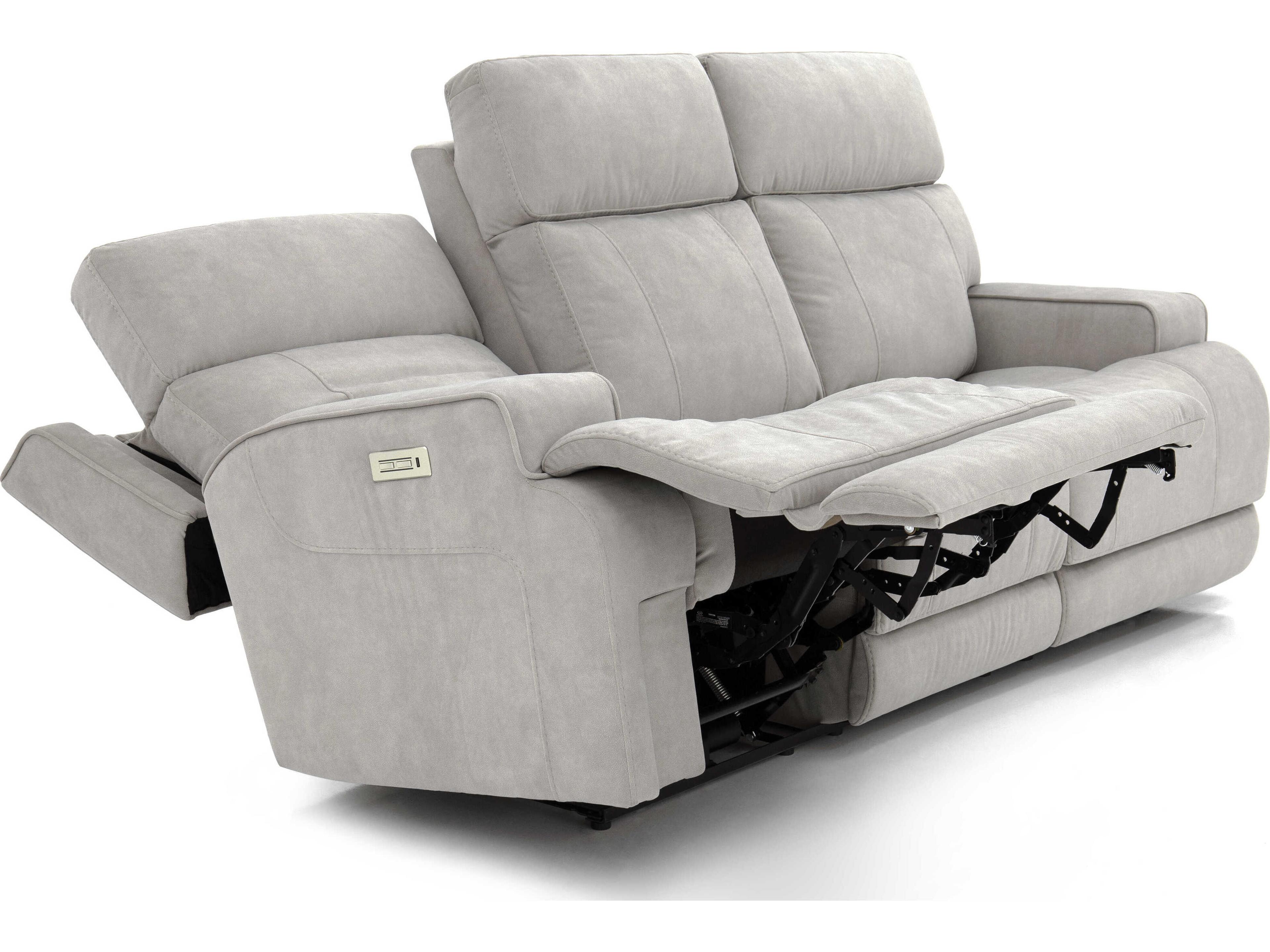 Barcalounger Zero Gravity Ashbee Arula Dove Gray Upholstered Sofa