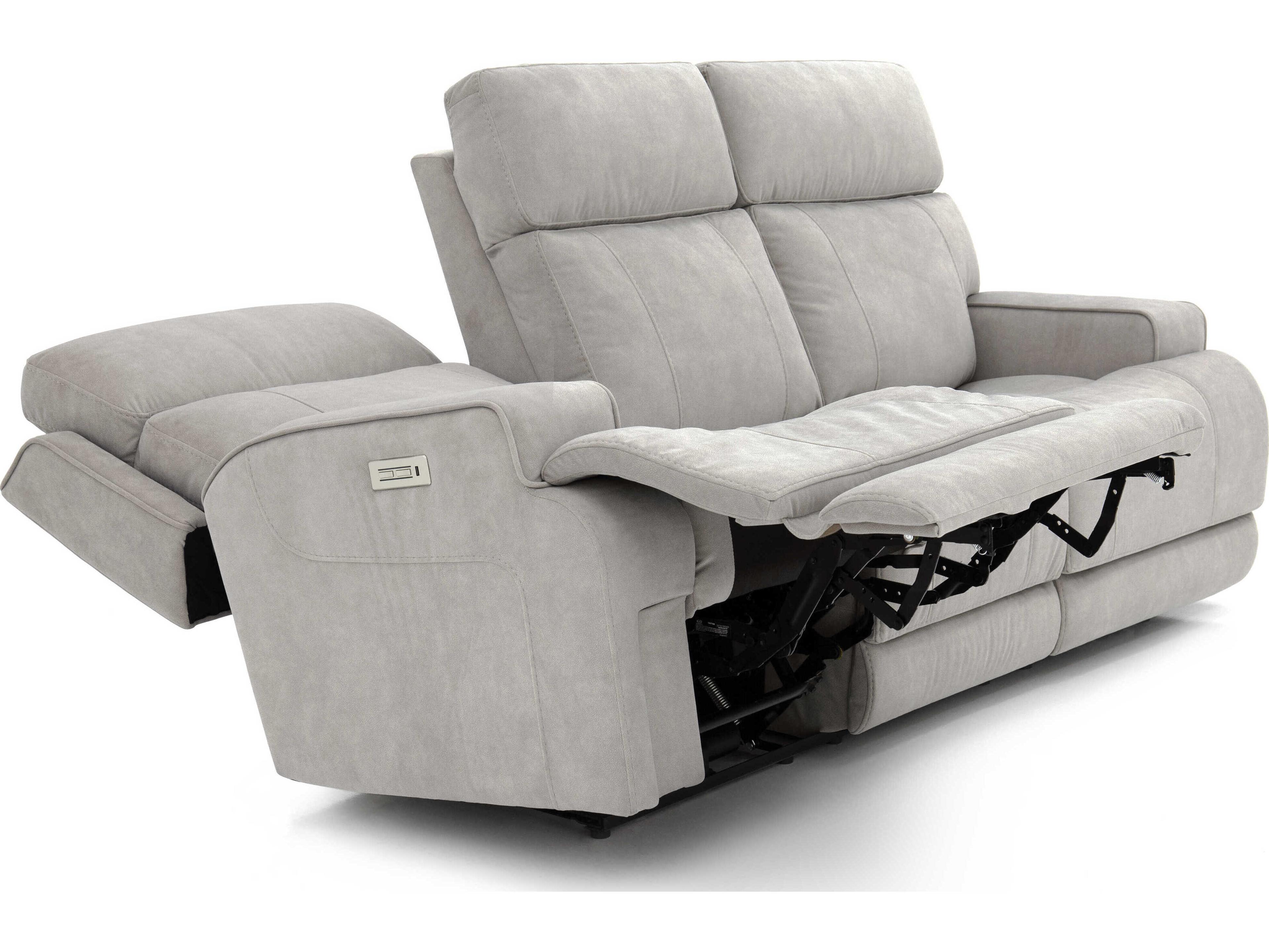 Barcalounger Zero Gravity Ashbee Arula Dove Gray Upholstered Sofa