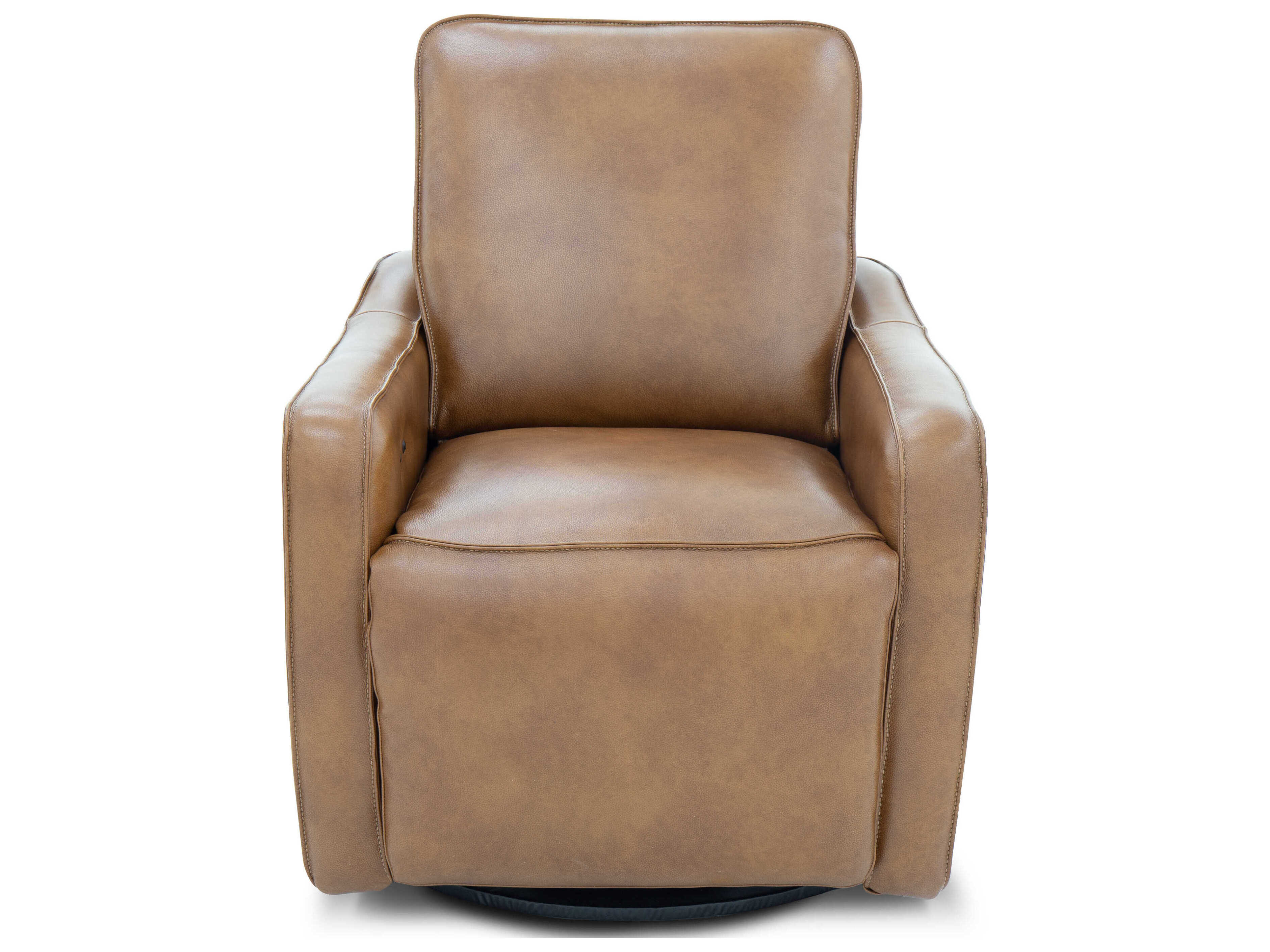 Barcalounger Modern Expressions Mara Fresco Honey Tan Faux Leather Recliner