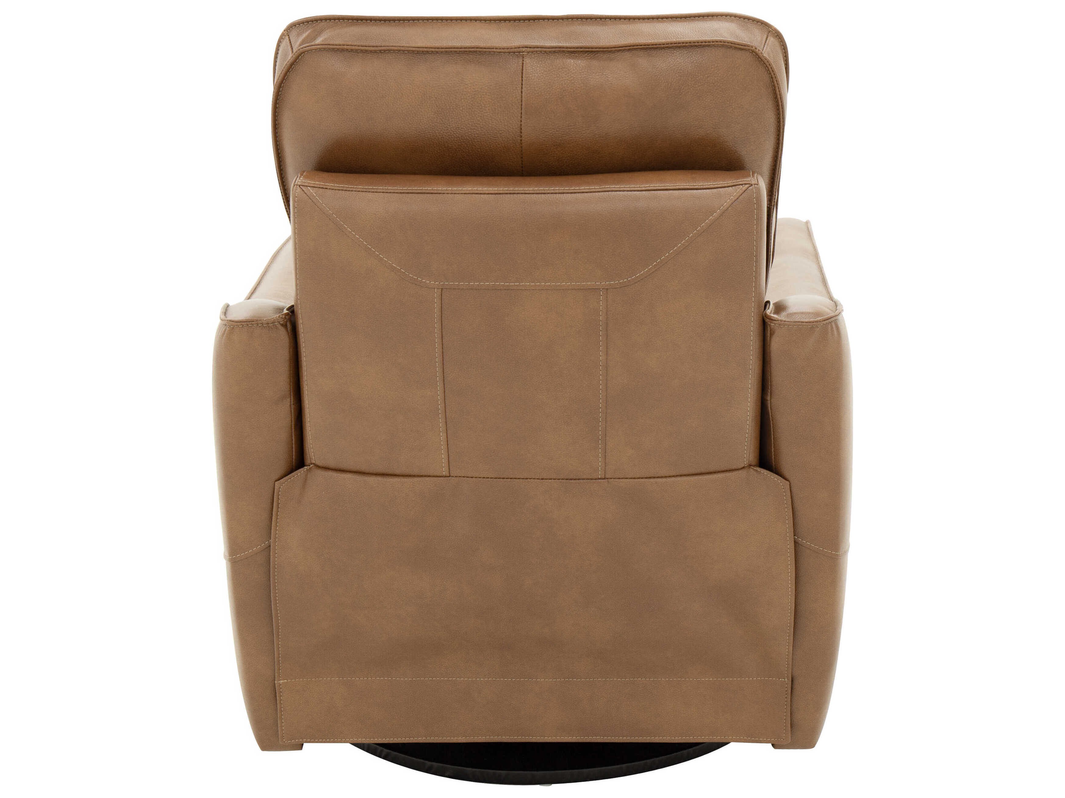 Barcalounger Modern Expressions Mara Fresco Honey Tan Faux Leather Recliner