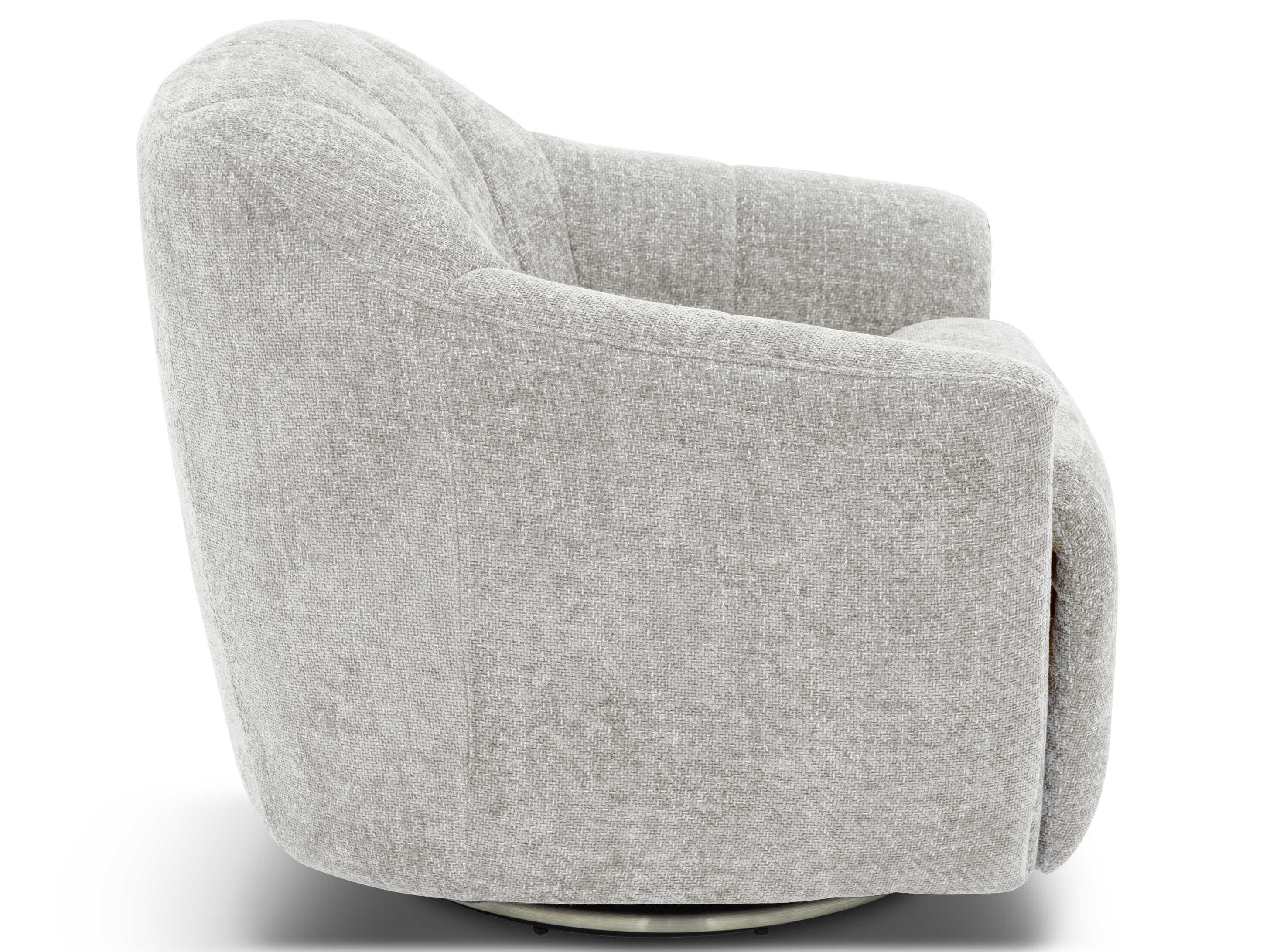 Barcalounger Feet Up Millie Maze Dove Gray Upholstered Recliner