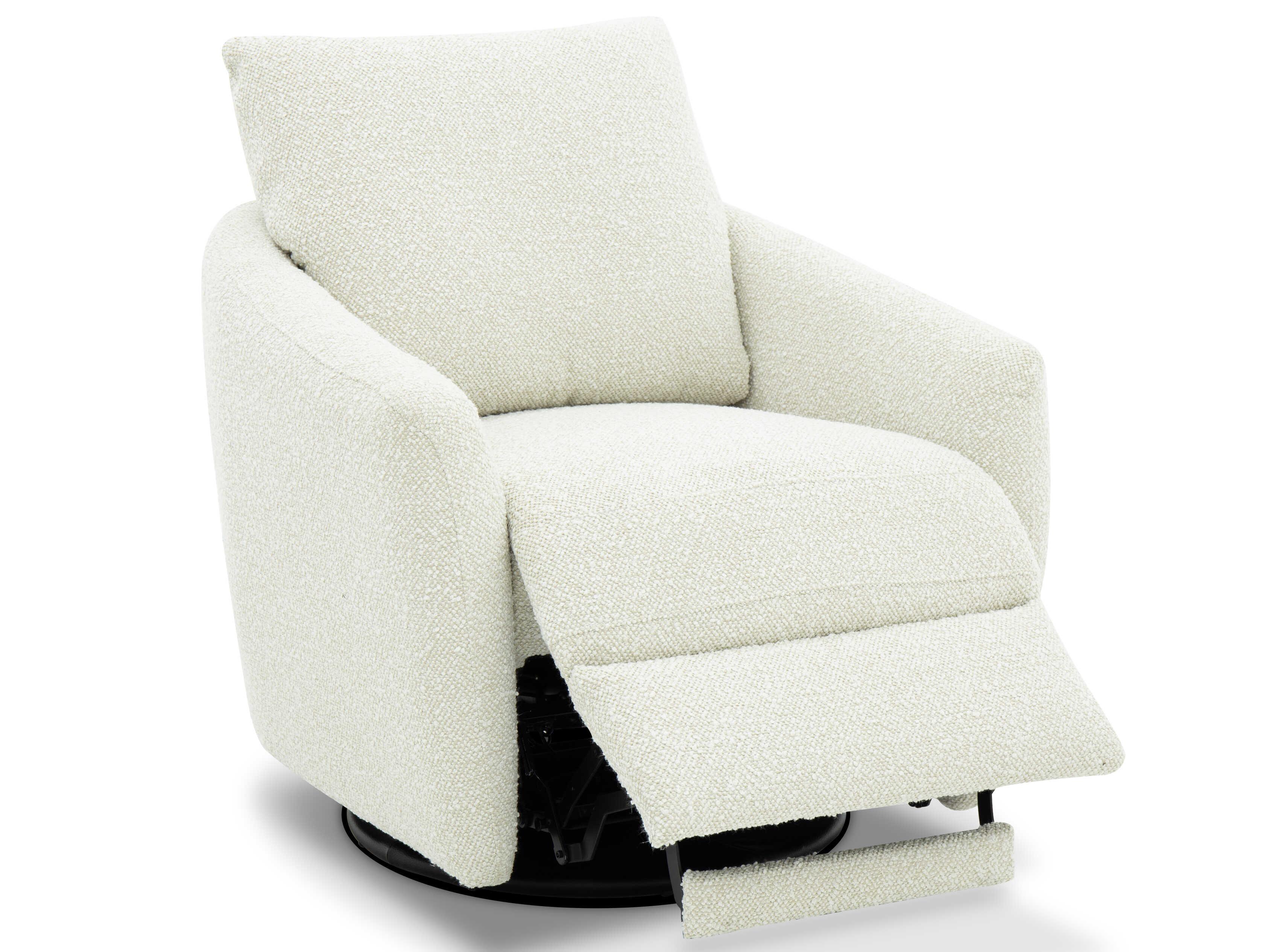 Barcalounger Feet Up Morrow Stella Pearl Cream Upholstered Recliner