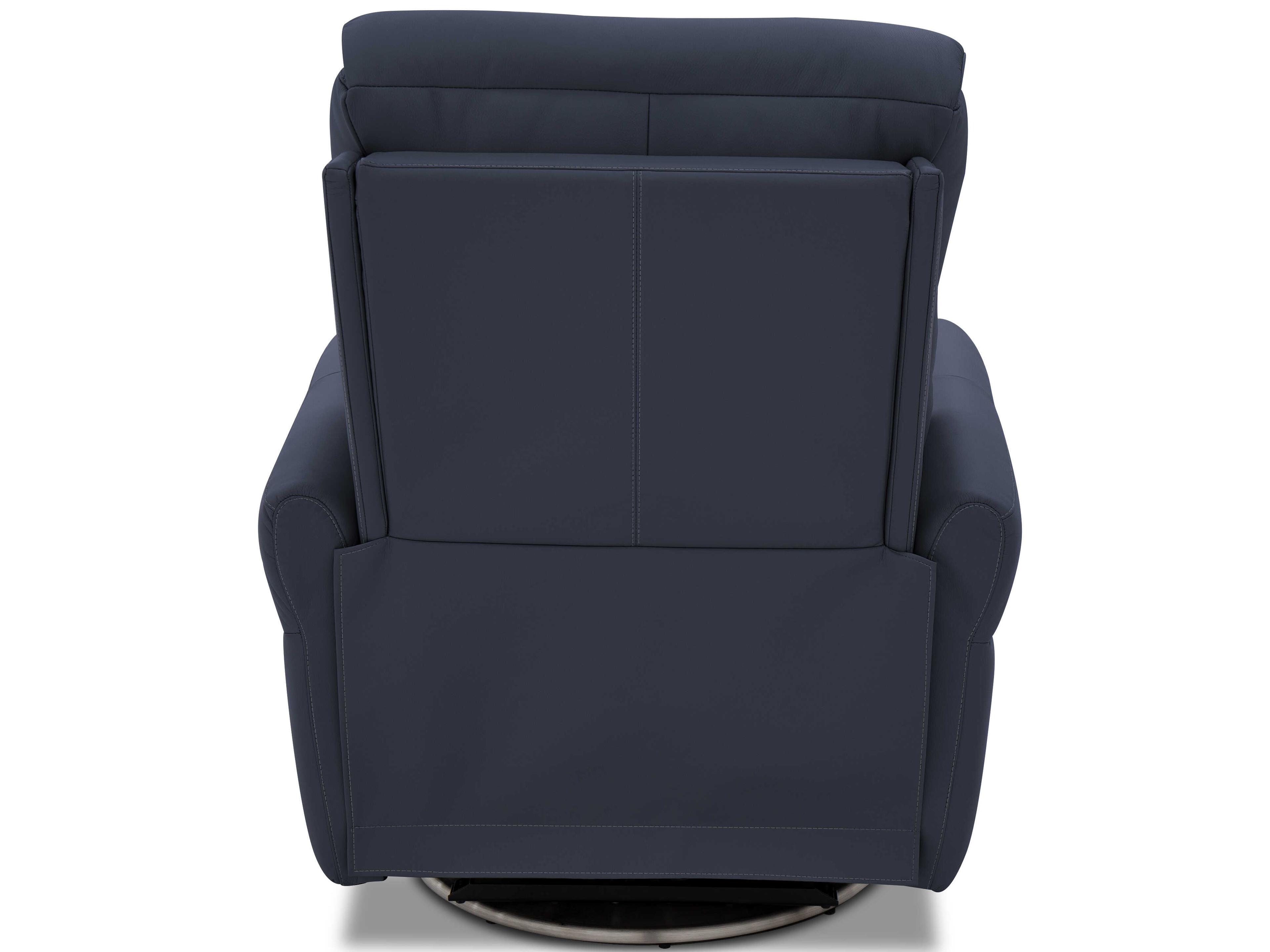 Barcalounger Modern Expressions Mae Sorrento Ocean Blue Faux Leather Recliner