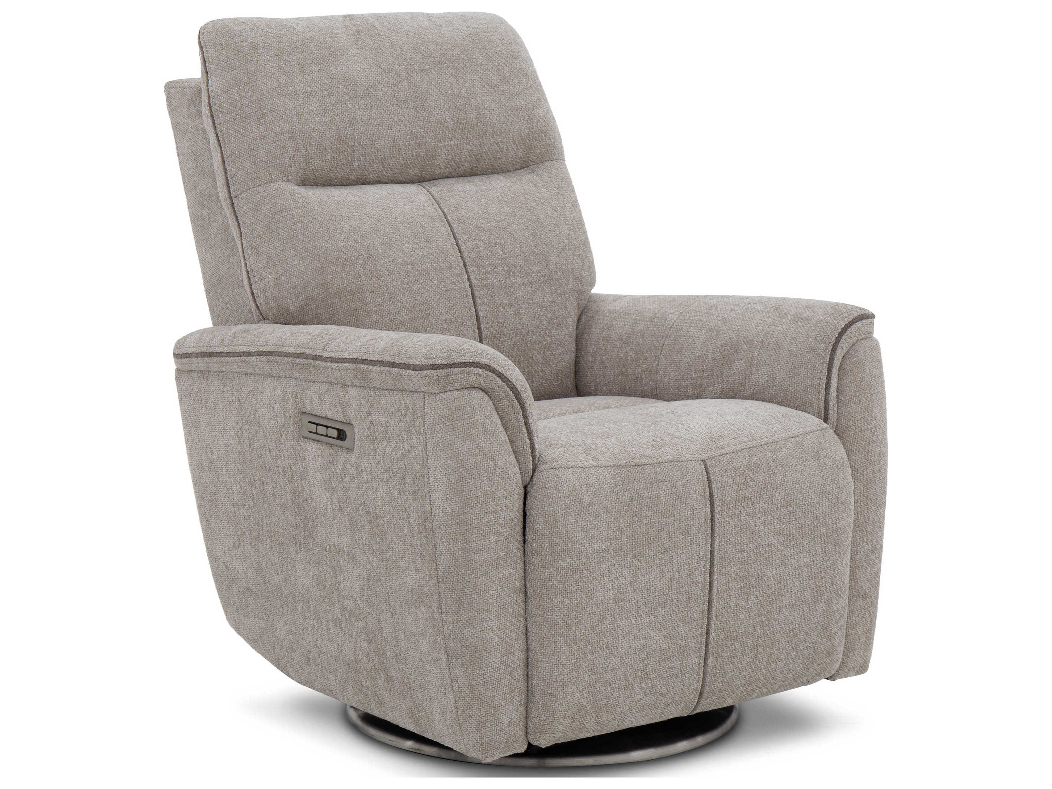 Barcalounger Casual Comforts Mable Maze Tan Trento Ash Welt Upholstered Recliner