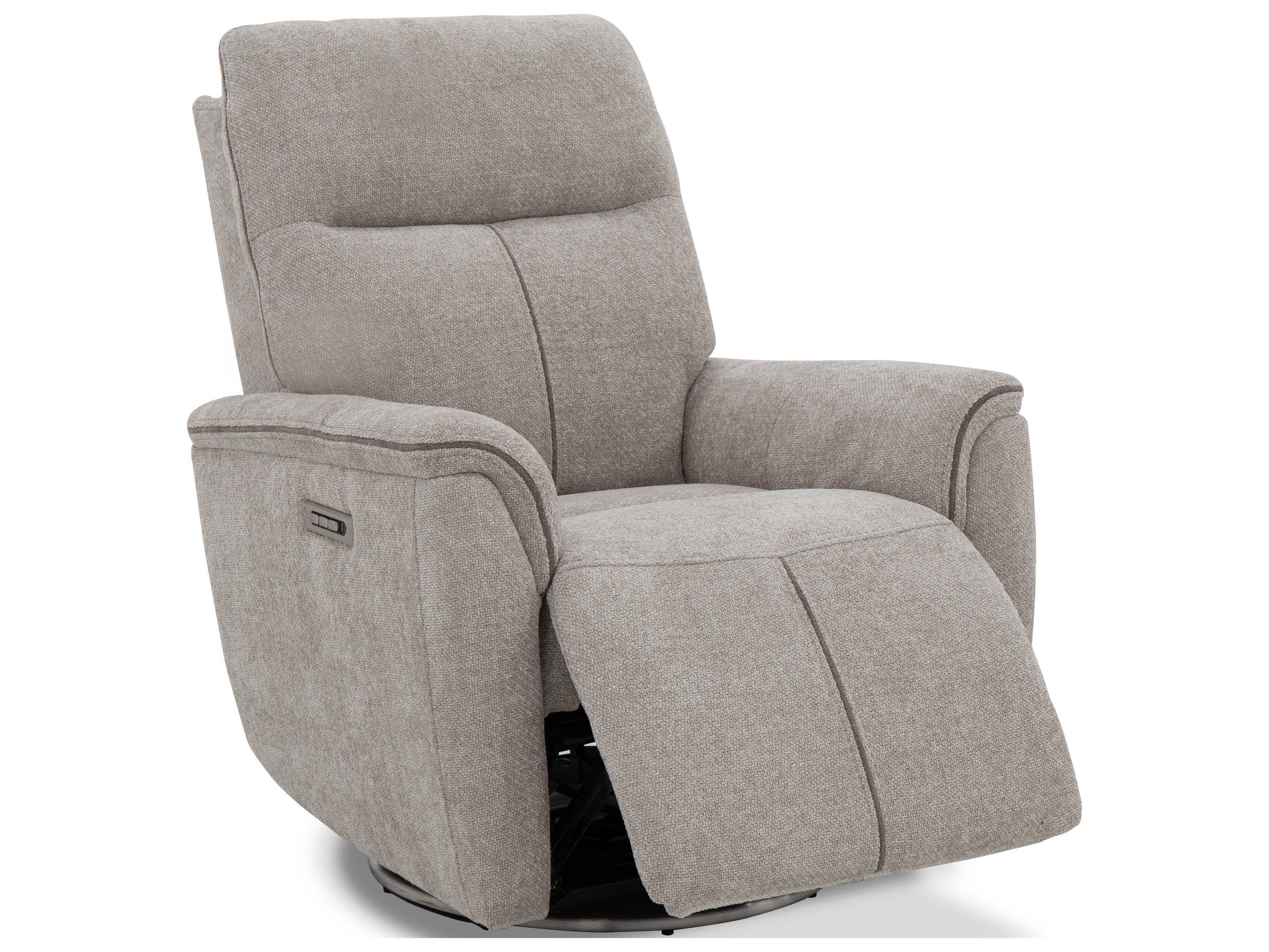 Barcalounger Casual Comforts Mable Maze Tan Trento Ash Welt Upholstered Recliner