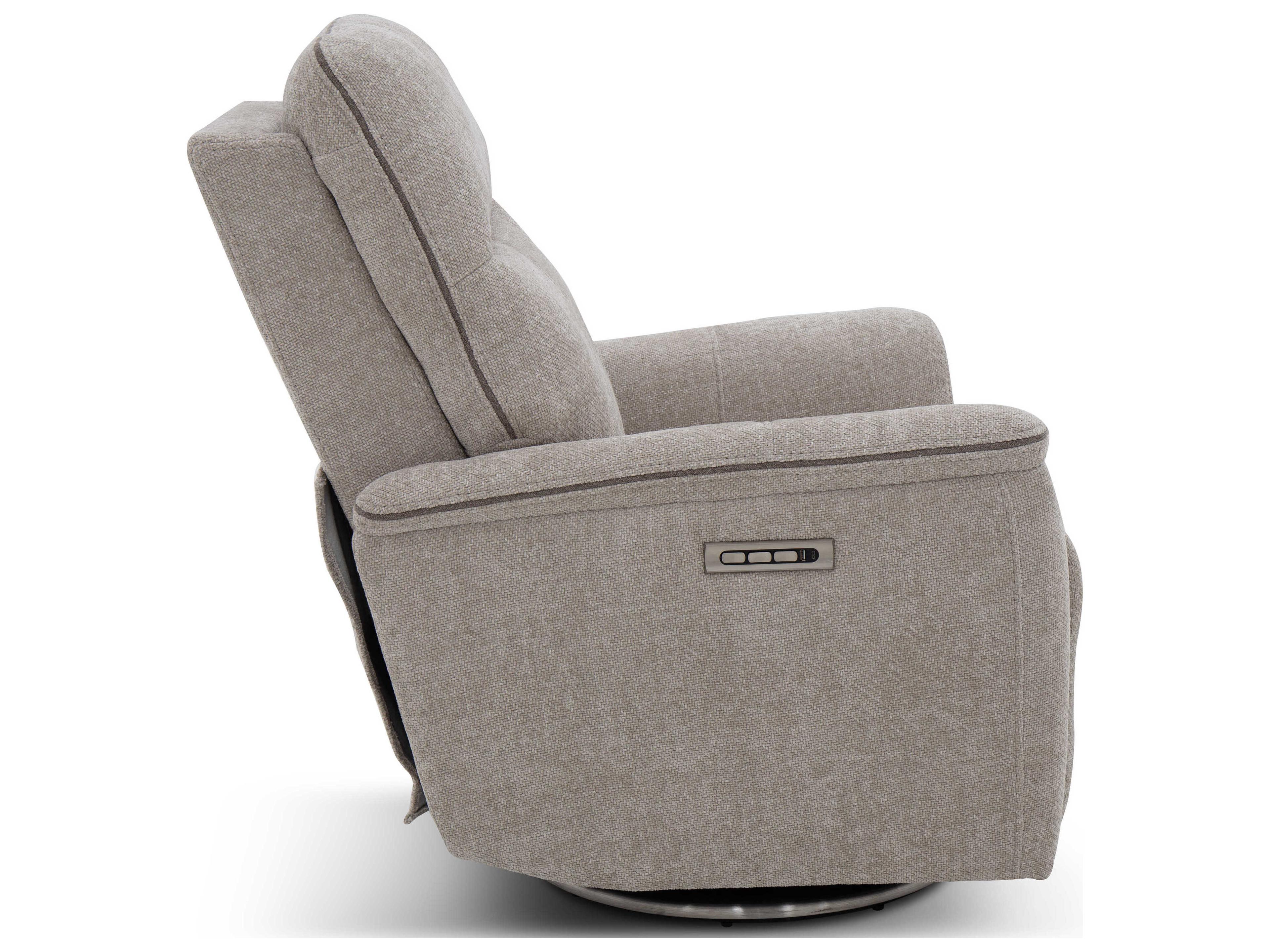 Barcalounger Casual Comforts Mable Maze Tan Trento Ash Welt Upholstered Recliner