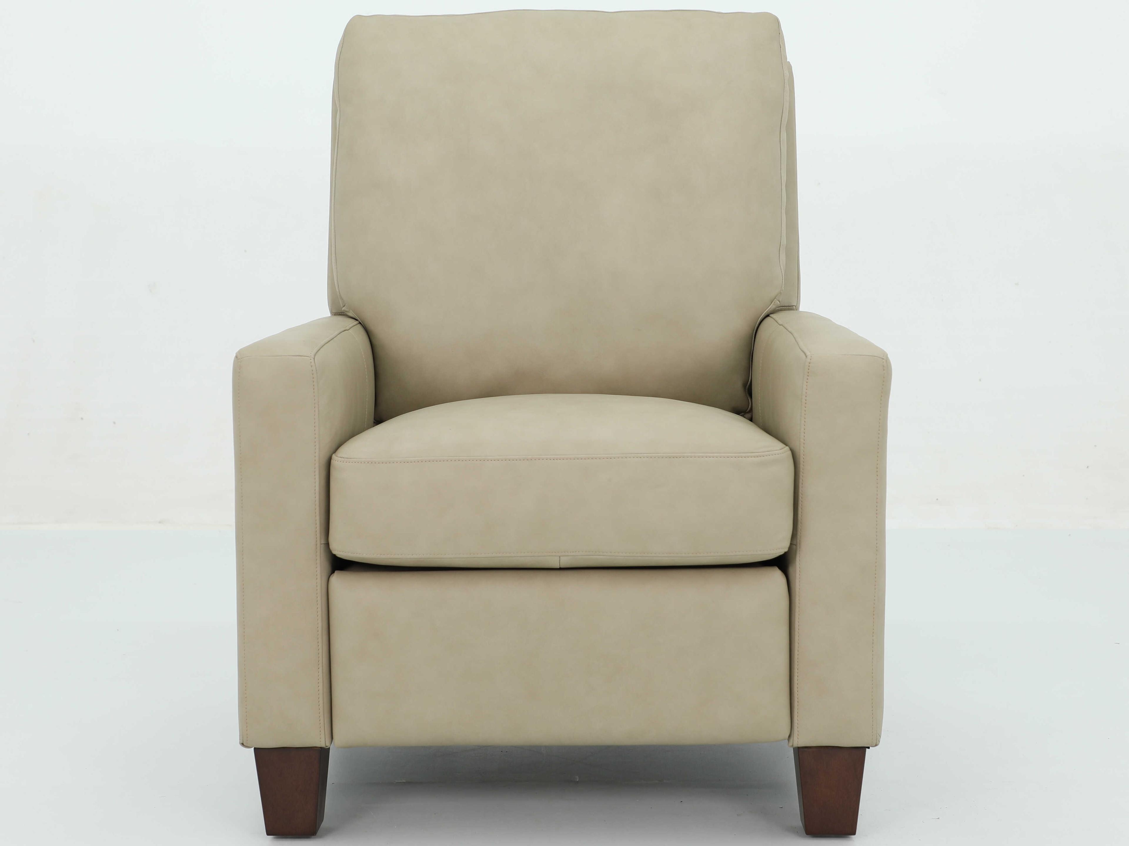 Barcalounger Vintage Fairview Cashmere Stone Tan Leather Recliner