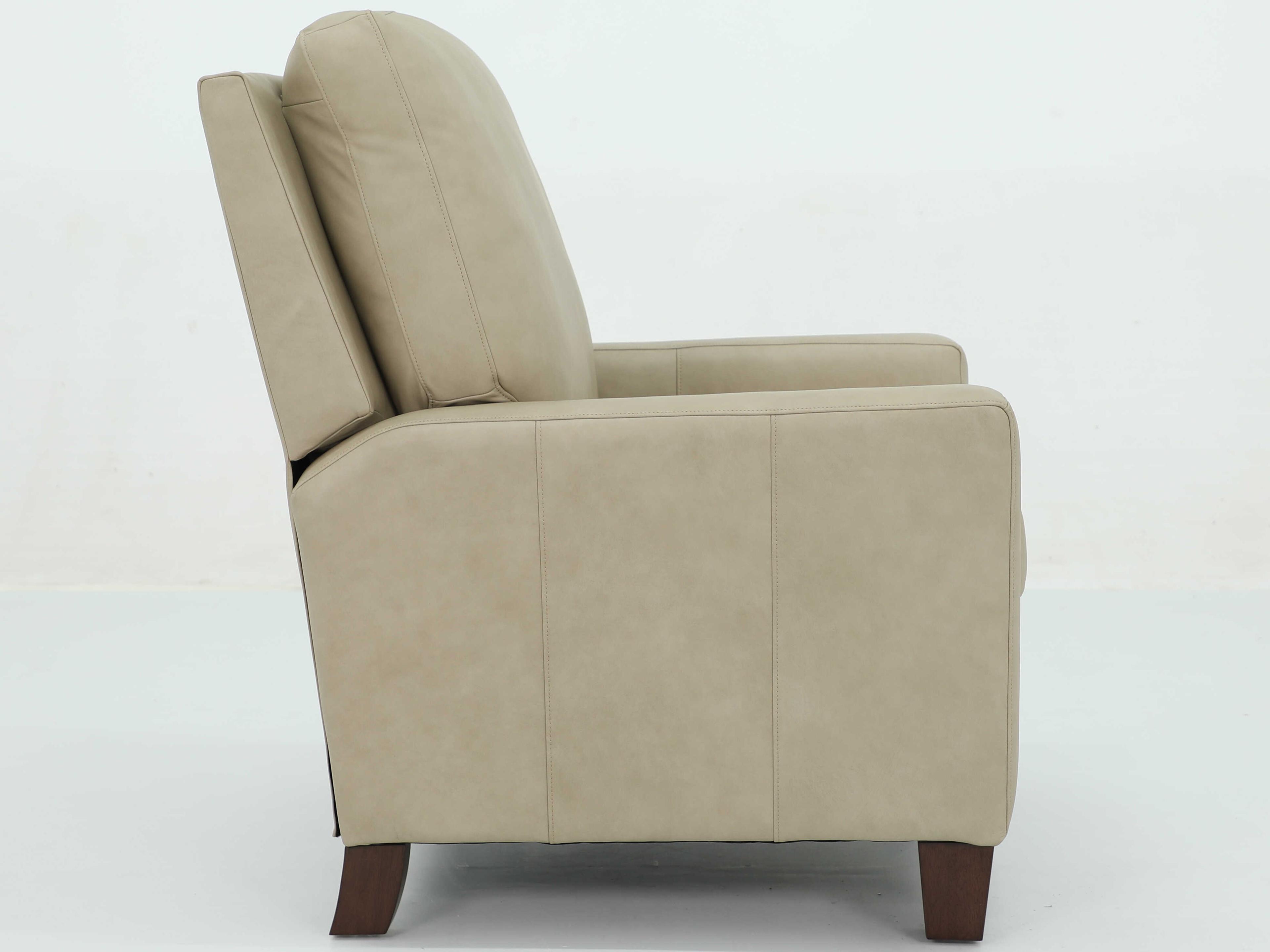 Barcalounger Vintage Fairview Cashmere Stone Tan Leather Recliner