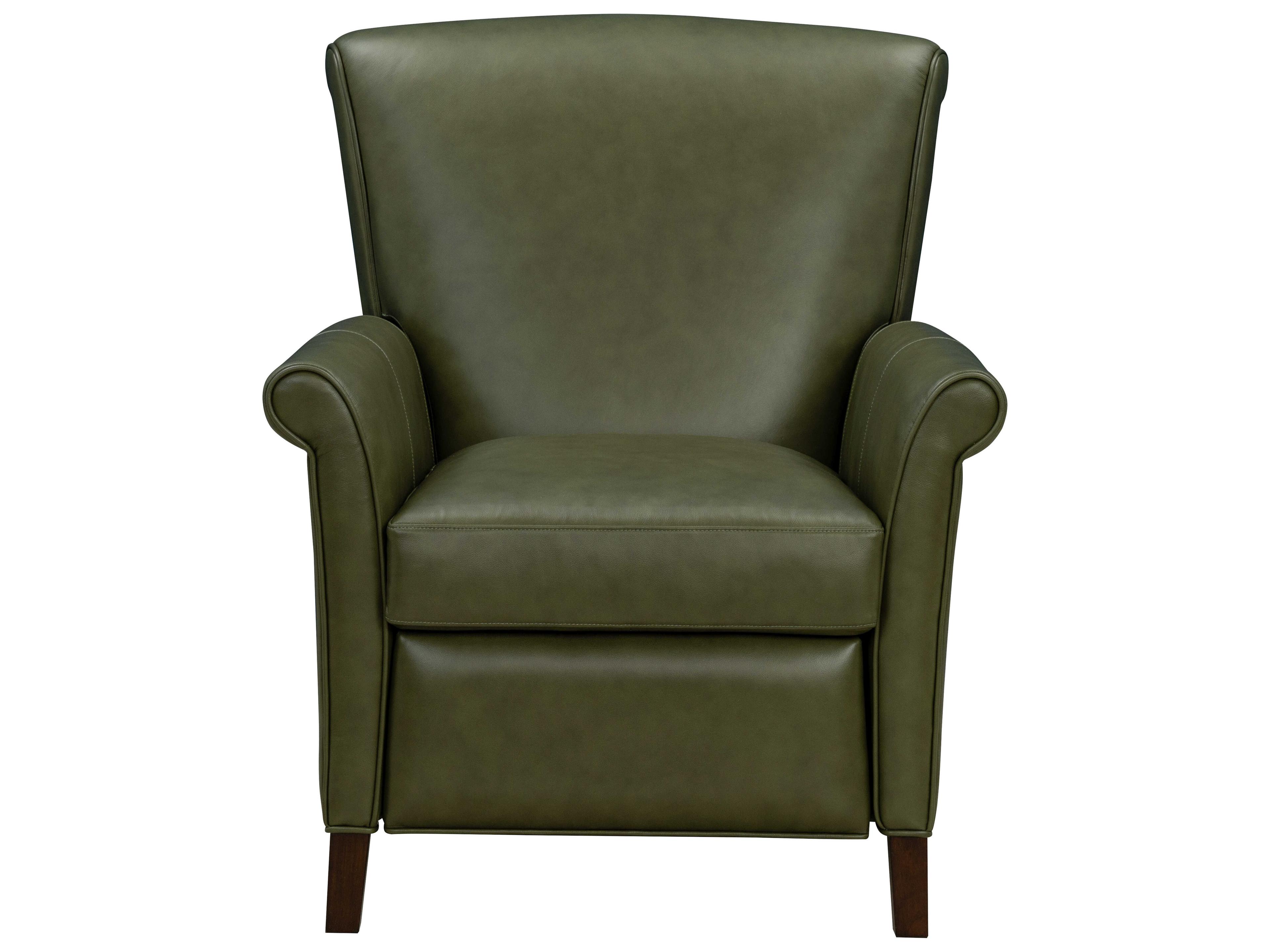 Barcalounger Vintage Phoebe Dobbs Sage Green Leather Recliner