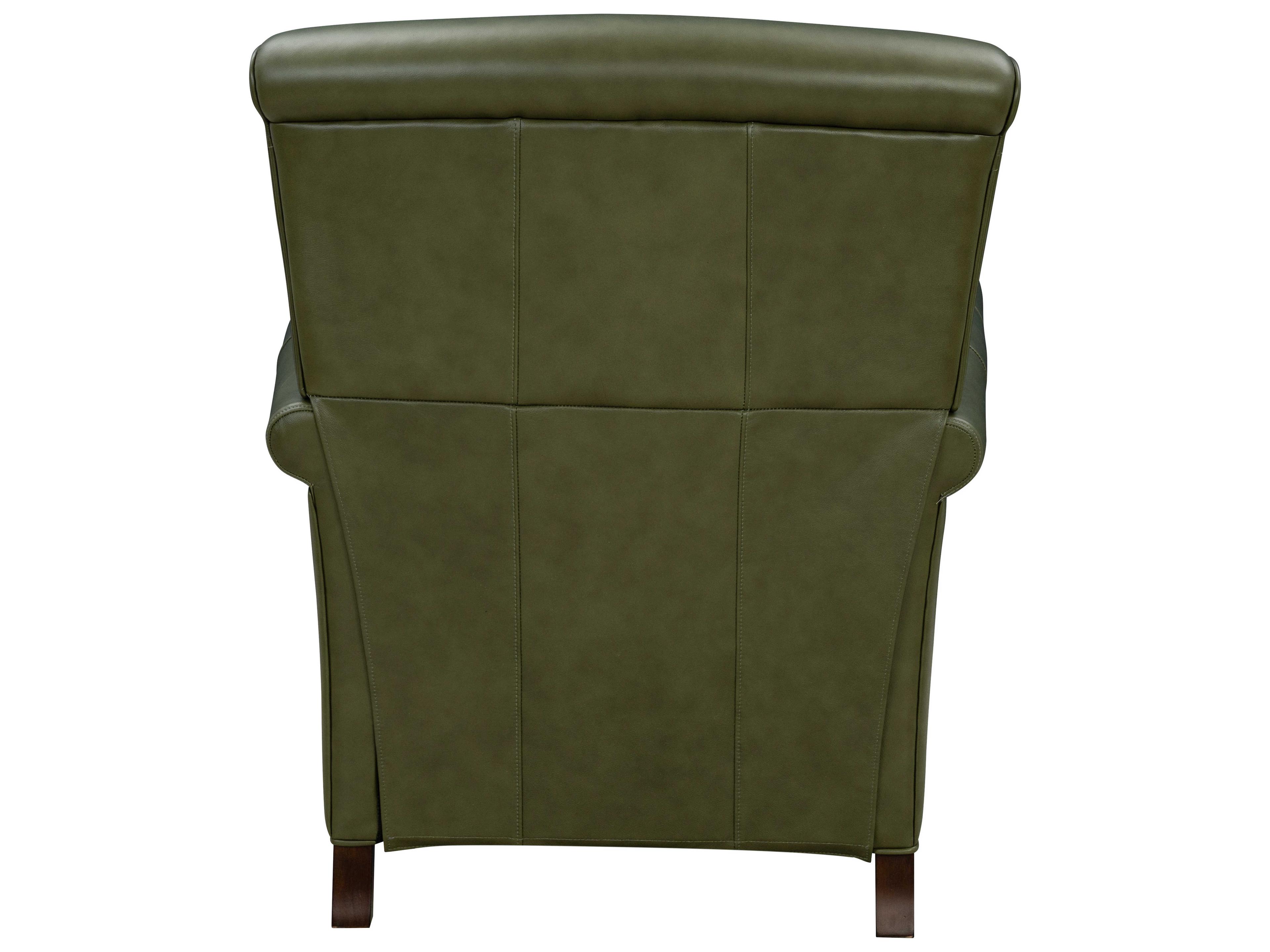 Barcalounger Vintage Phoebe Dobbs Sage Green Leather Recliner