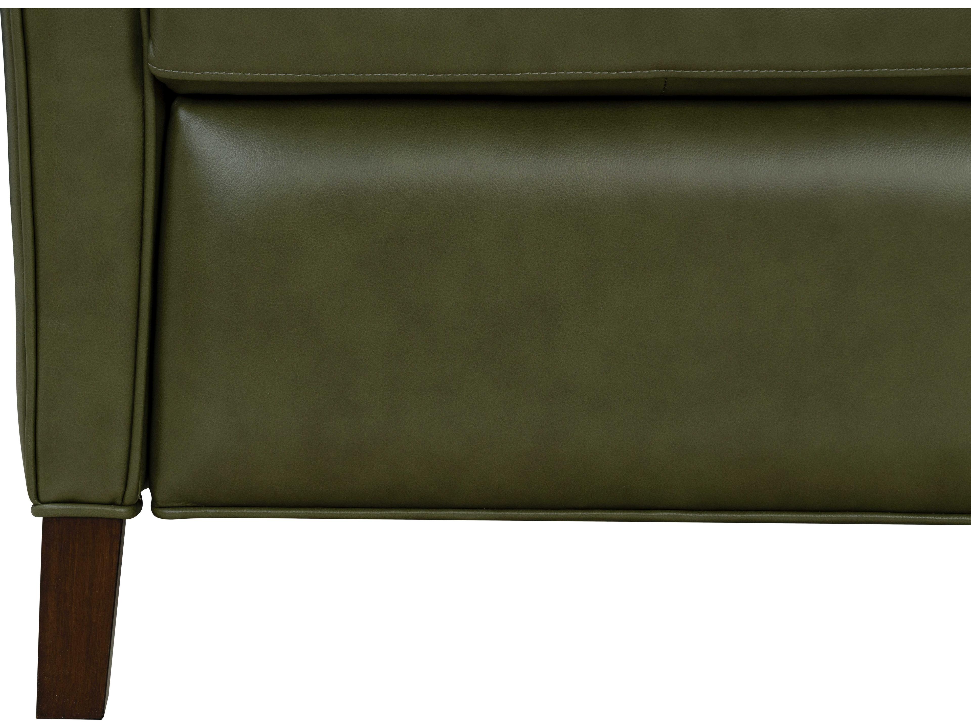 Barcalounger Vintage Phoebe Dobbs Sage Green Leather Recliner