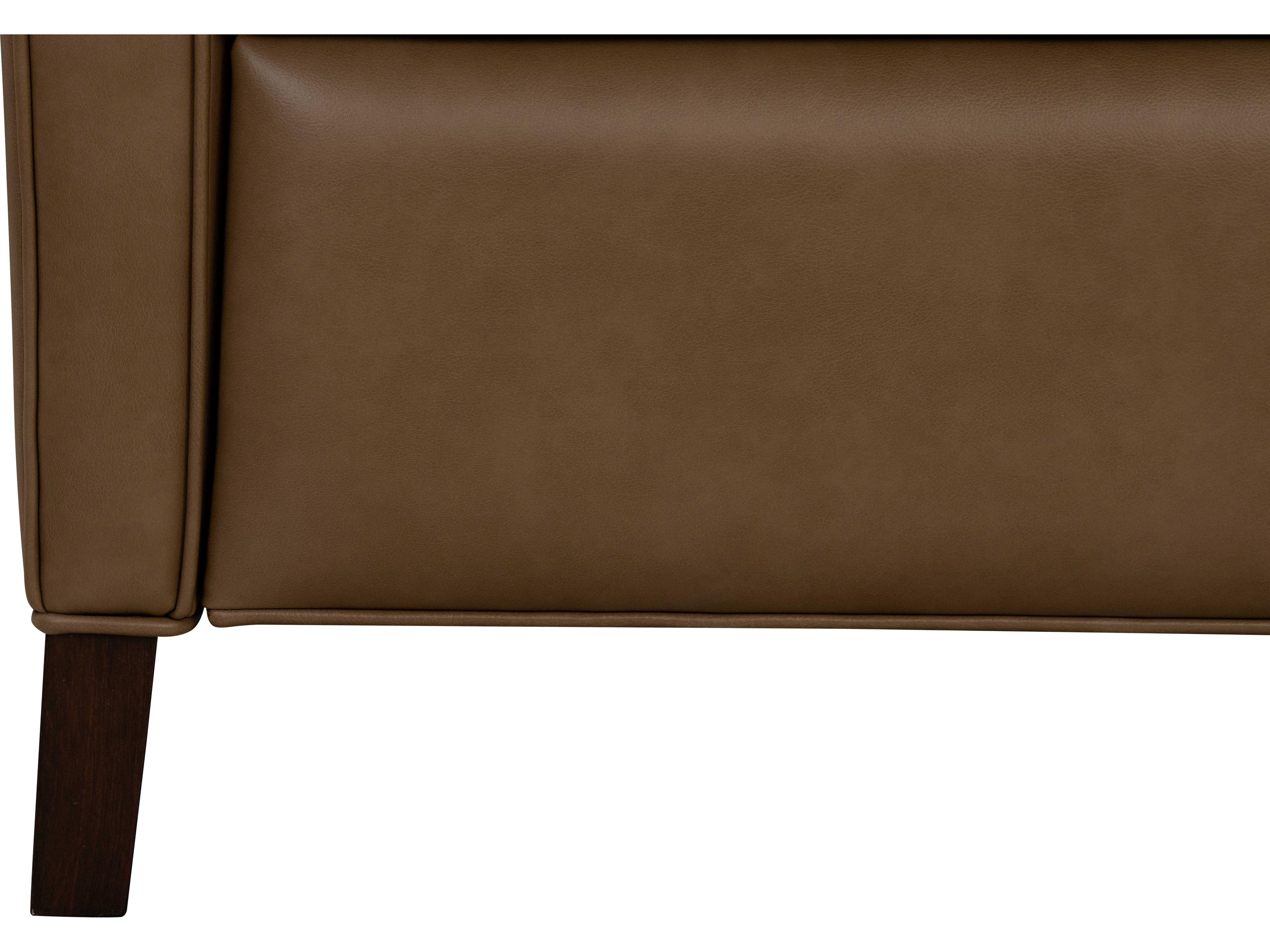 Barcalounger Vintage Phoebe Hillwood Toffee Brown Leather Recliner