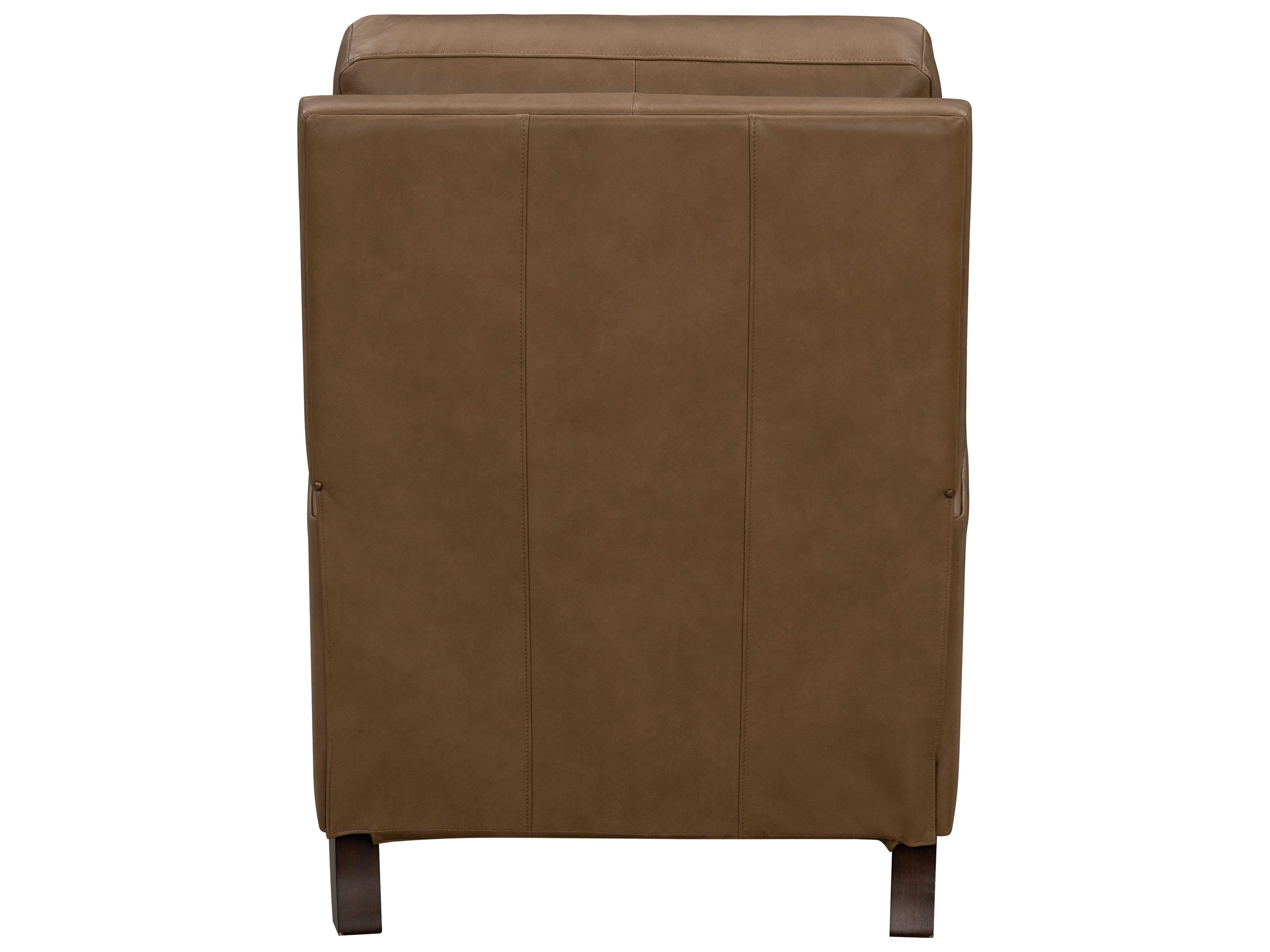 Barcalounger Vintage Fremont Hillwood Toffee Brown Leather Recliner