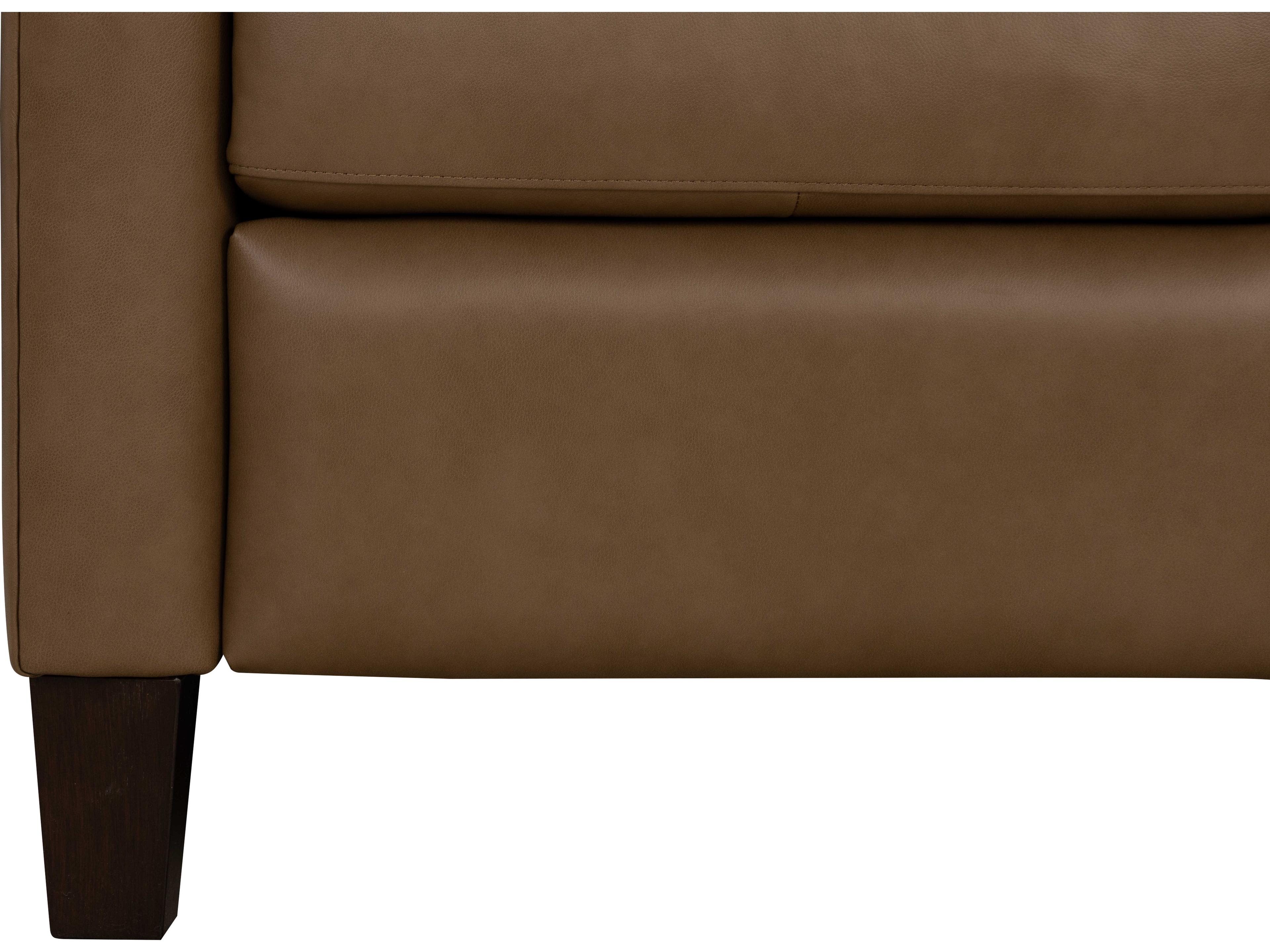 Barcalounger Vintage Fremont Hillwood Toffee Brown Leather Recliner