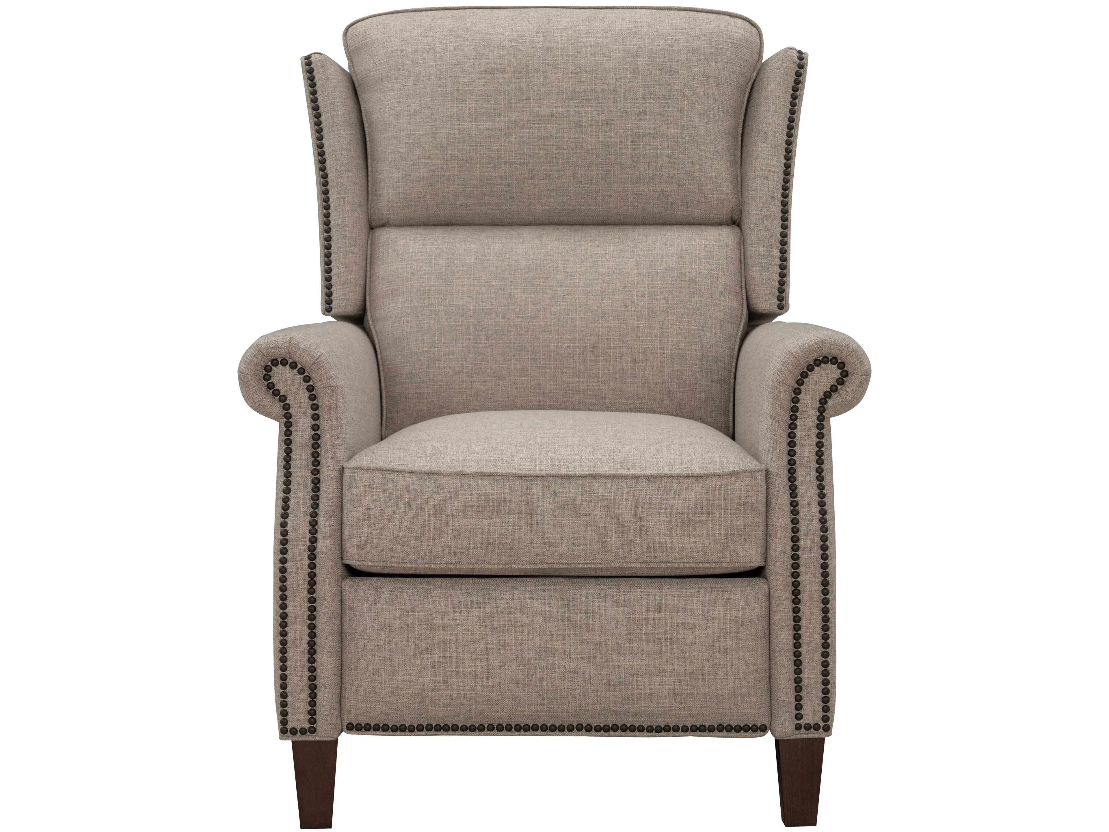 Barcalounger Vintage Shasta Linen Gray Upholstered Recliner