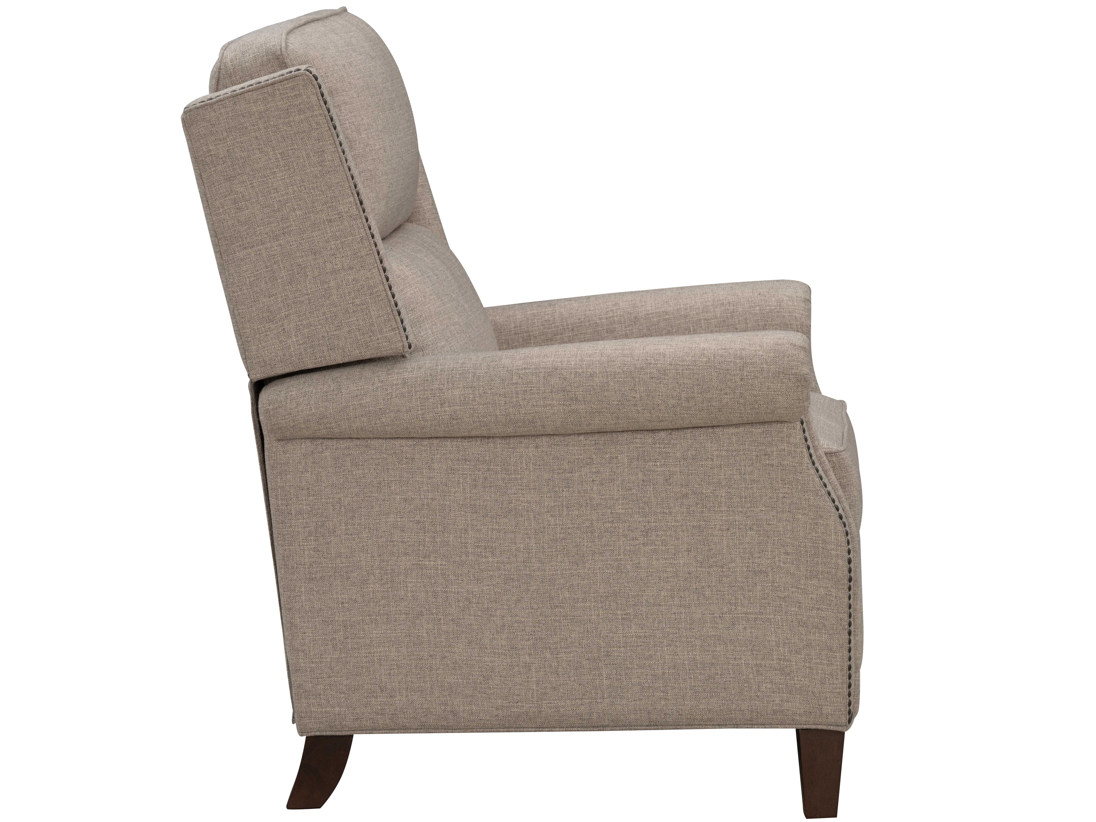 Barcalounger Vintage Shasta Linen Gray Upholstered Recliner