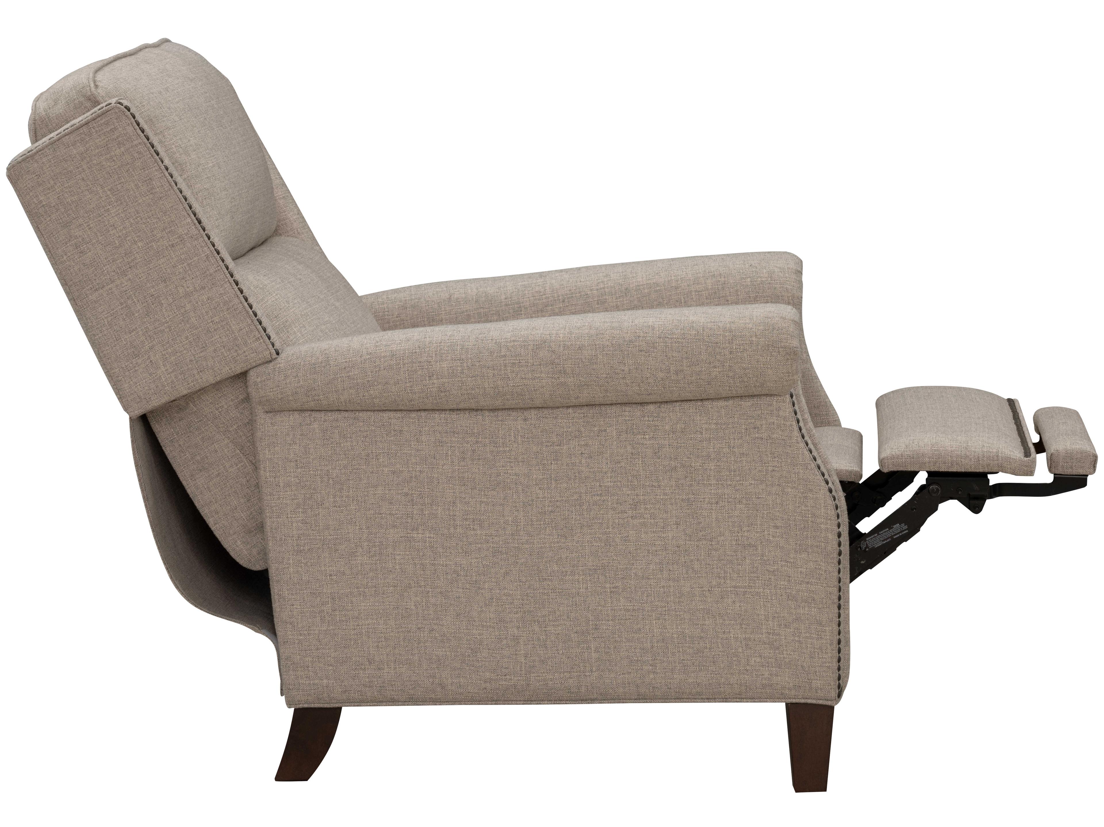 Barcalounger Vintage Shasta Linen Gray Upholstered Recliner