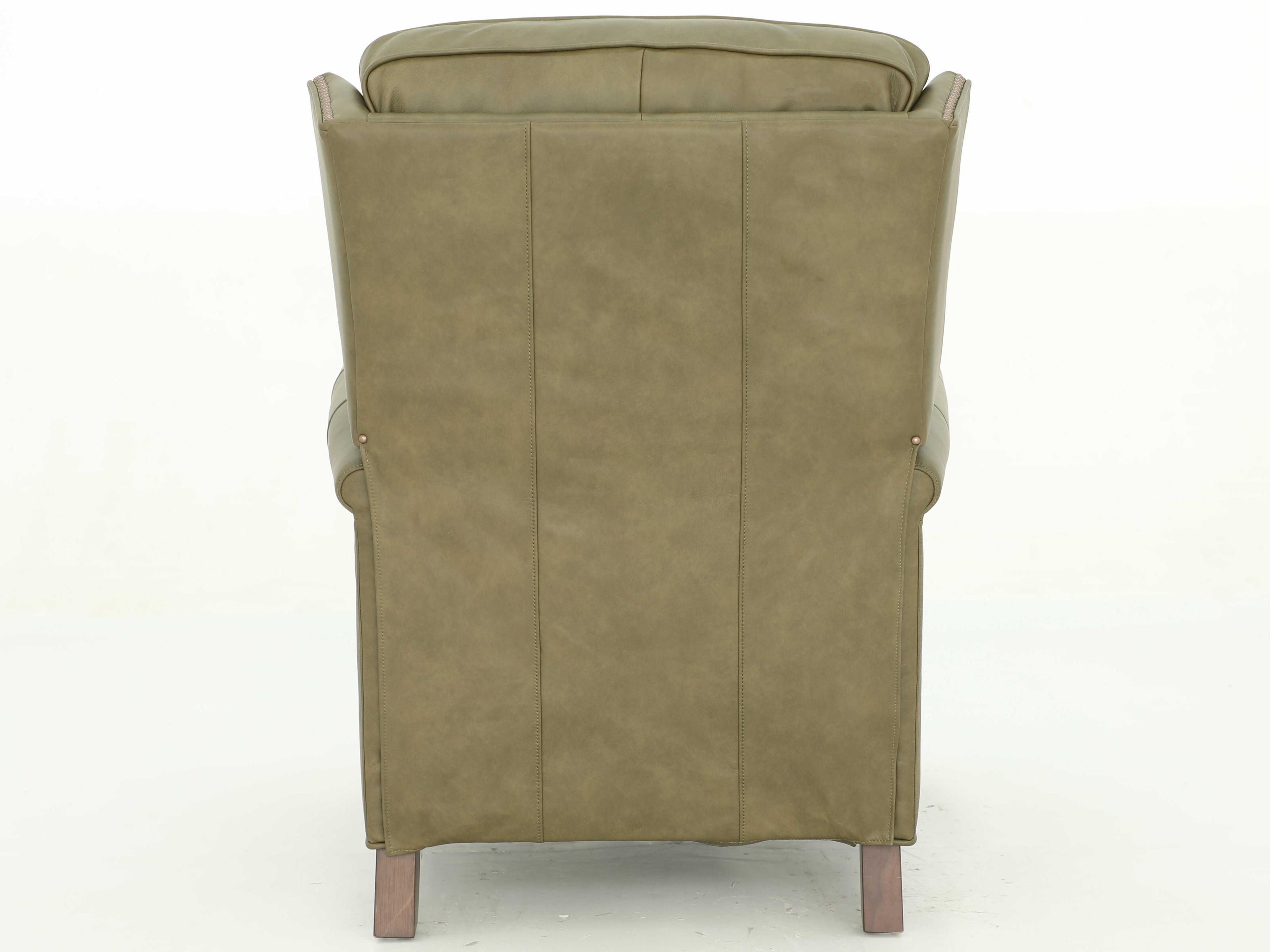 Barcalounger Vintage Shasta Oasis Olive Green Leather Recliner