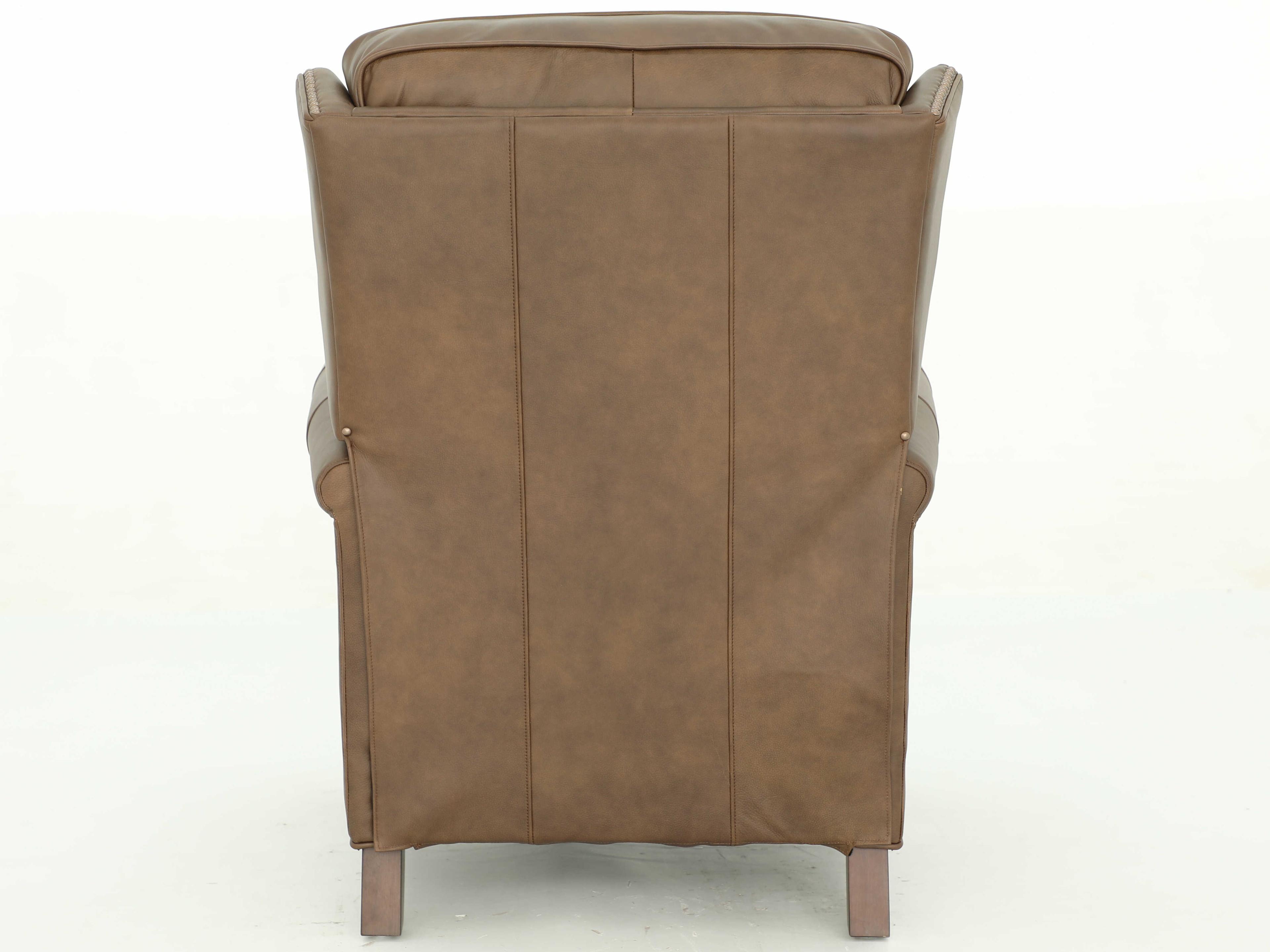 Barcalounger Vintage Shasta Oasis Walnut Brown Leather Recliner