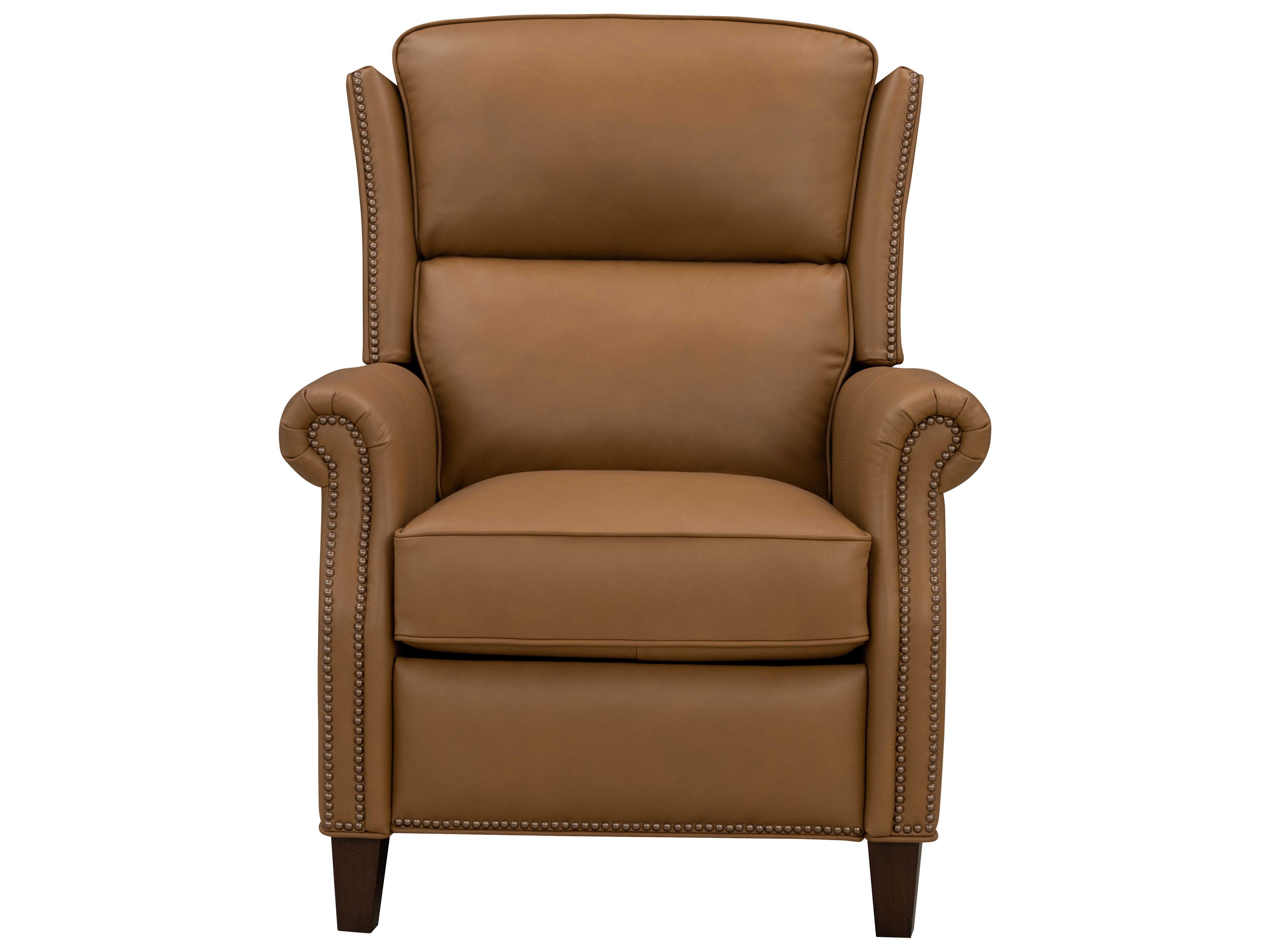 Barcalounger Vintage Shasta Elwood Cider Brown Leather Recliner