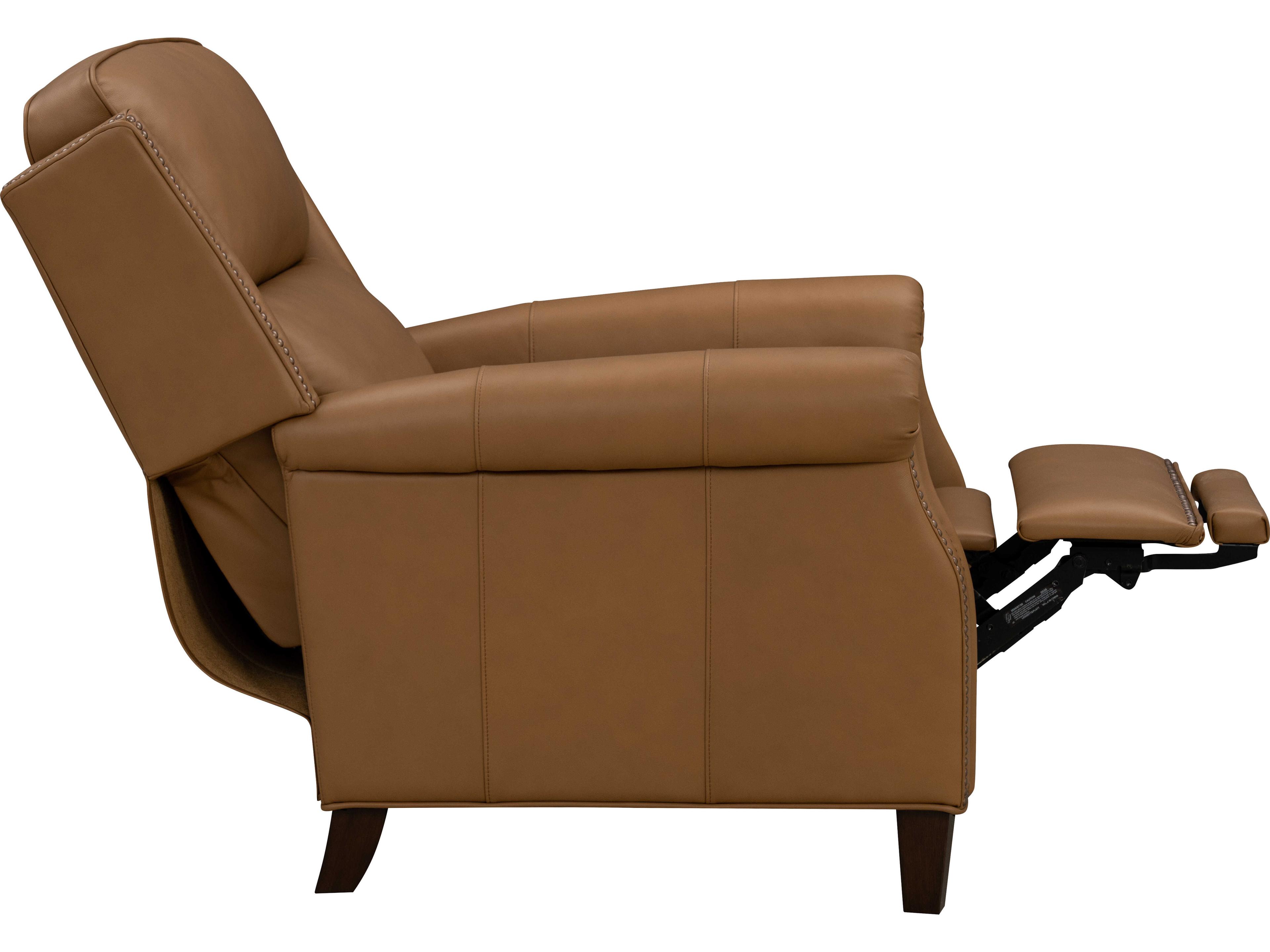 Barcalounger Vintage Shasta Elwood Cider Brown Leather Recliner