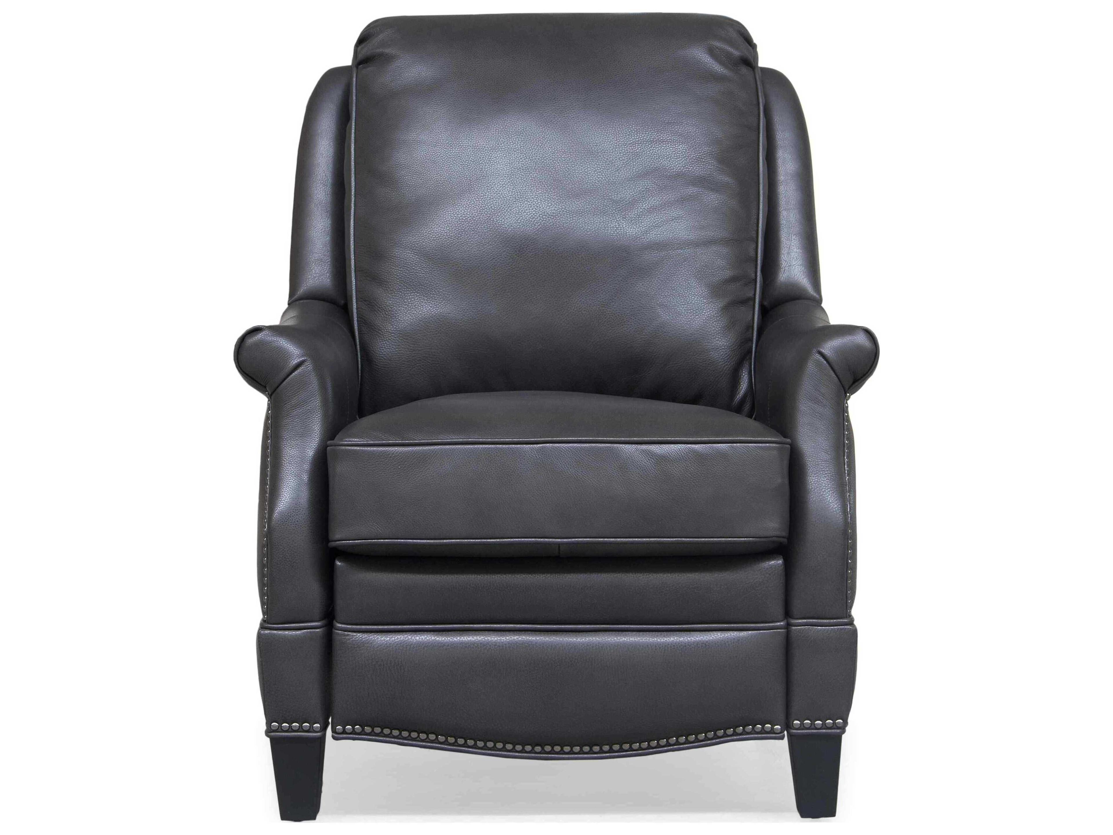 Barcalounger Vintage Ashebrooke Wrenn Gray Leather Recliner
