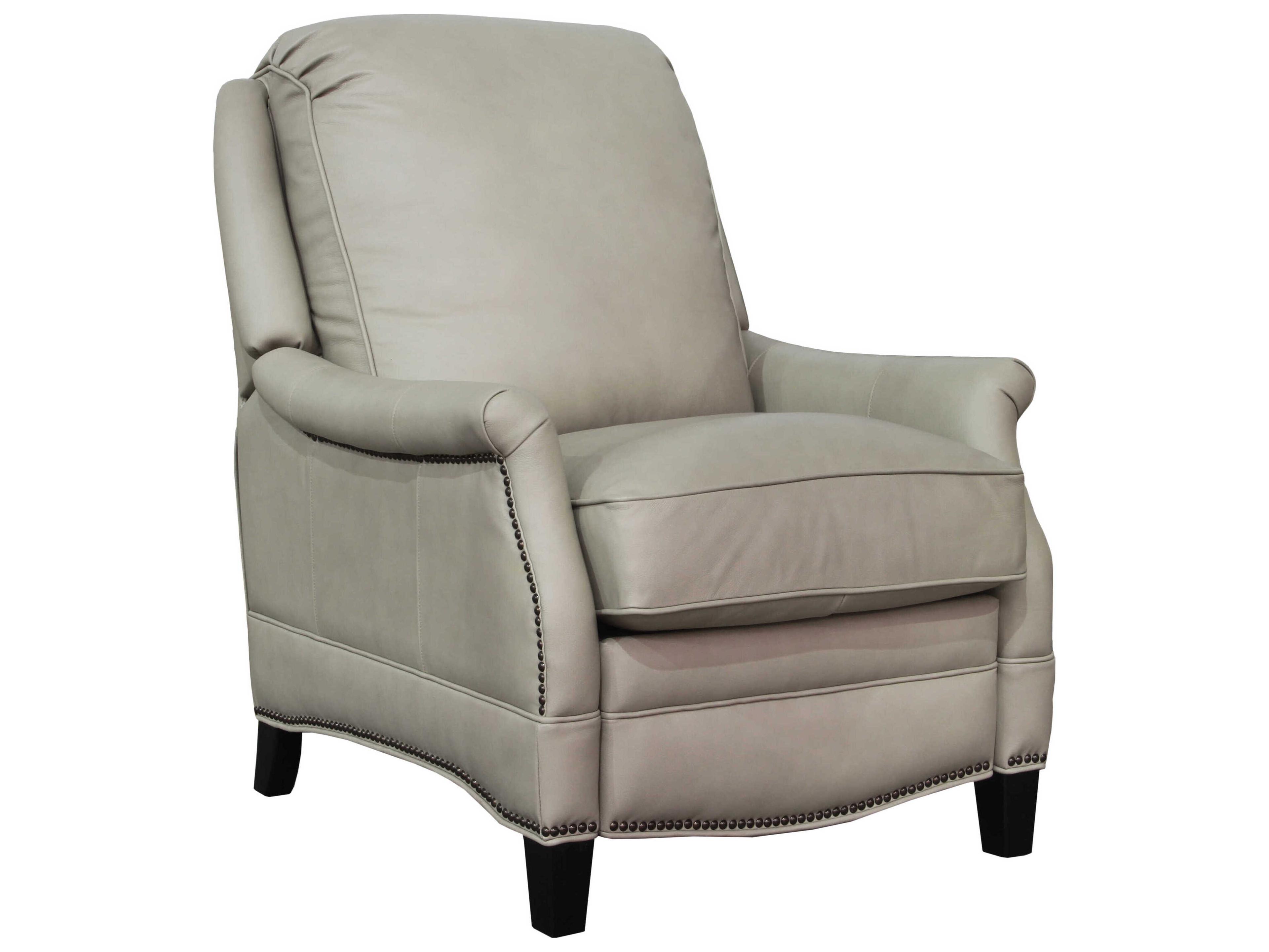 Barcalounger Vintage Ashebrooke Shoreham Cream Leather Recliner