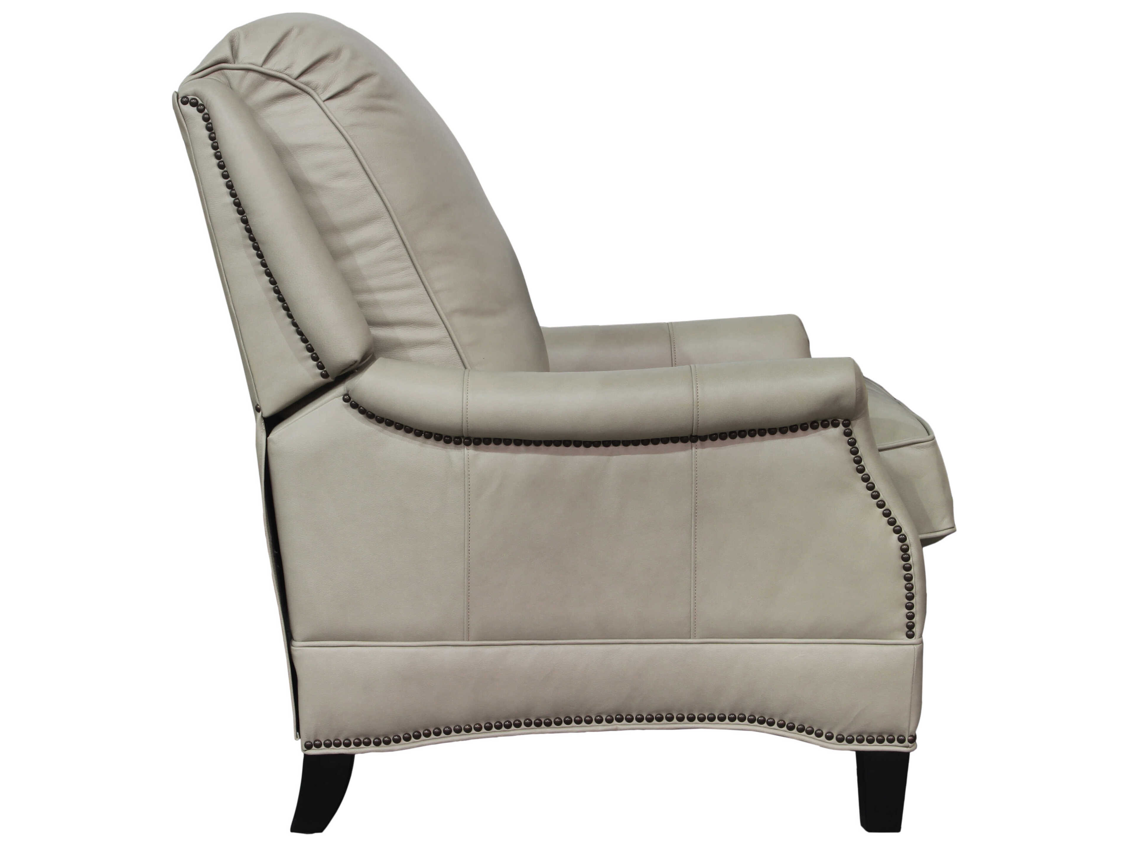 Barcalounger Vintage Ashebrooke Shoreham Cream Leather Recliner