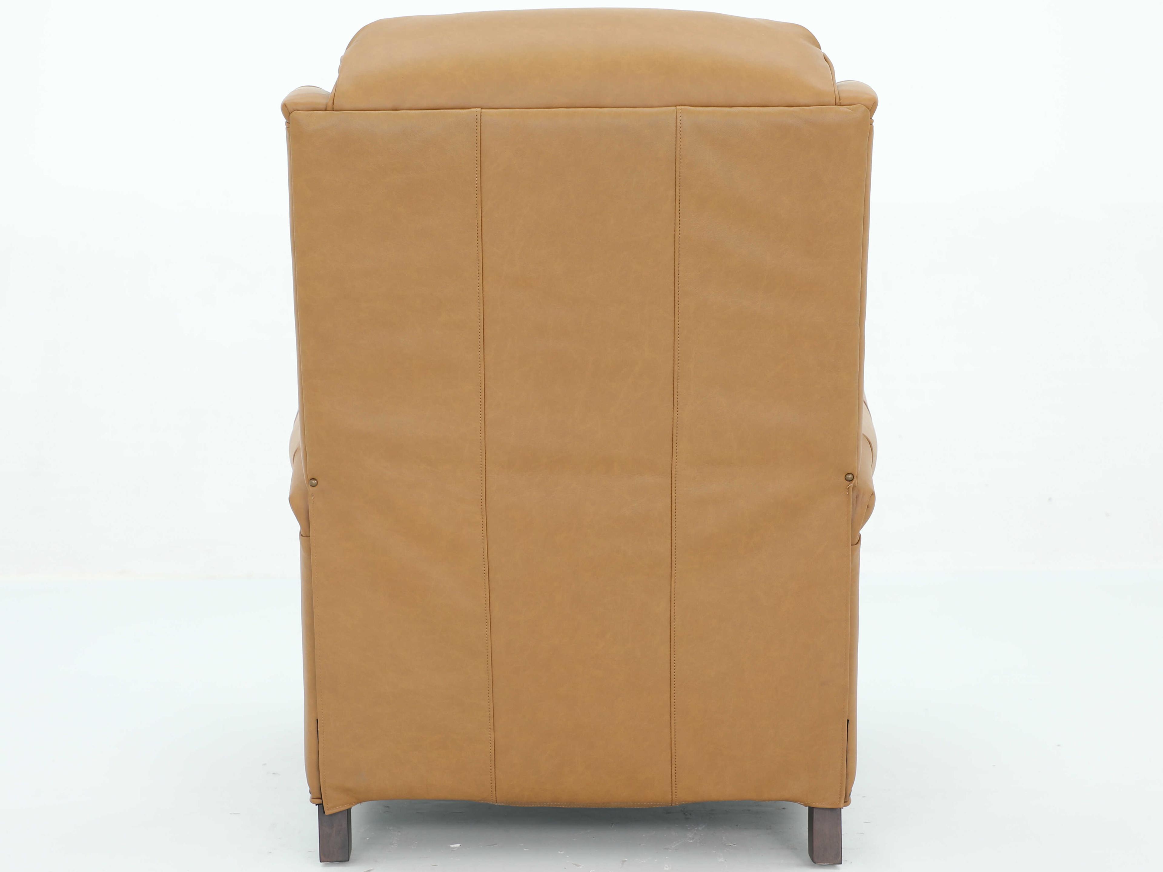 Barcalounger Vintage Meade Santa Fe Brandy Tan Leather Recliner