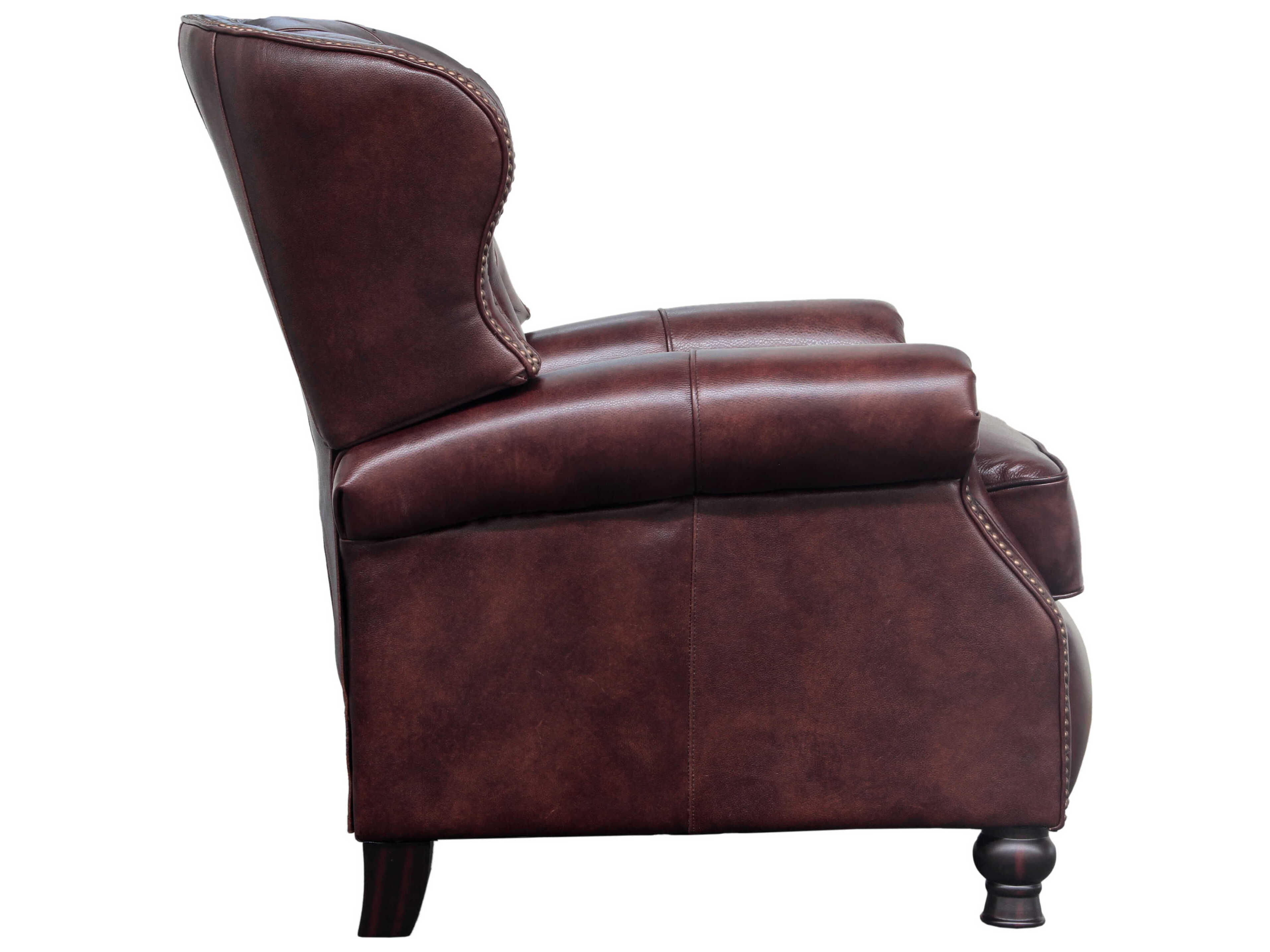 Barcalounger Vintage Presidential Wenlock Fudge Brown Leather Recliner
