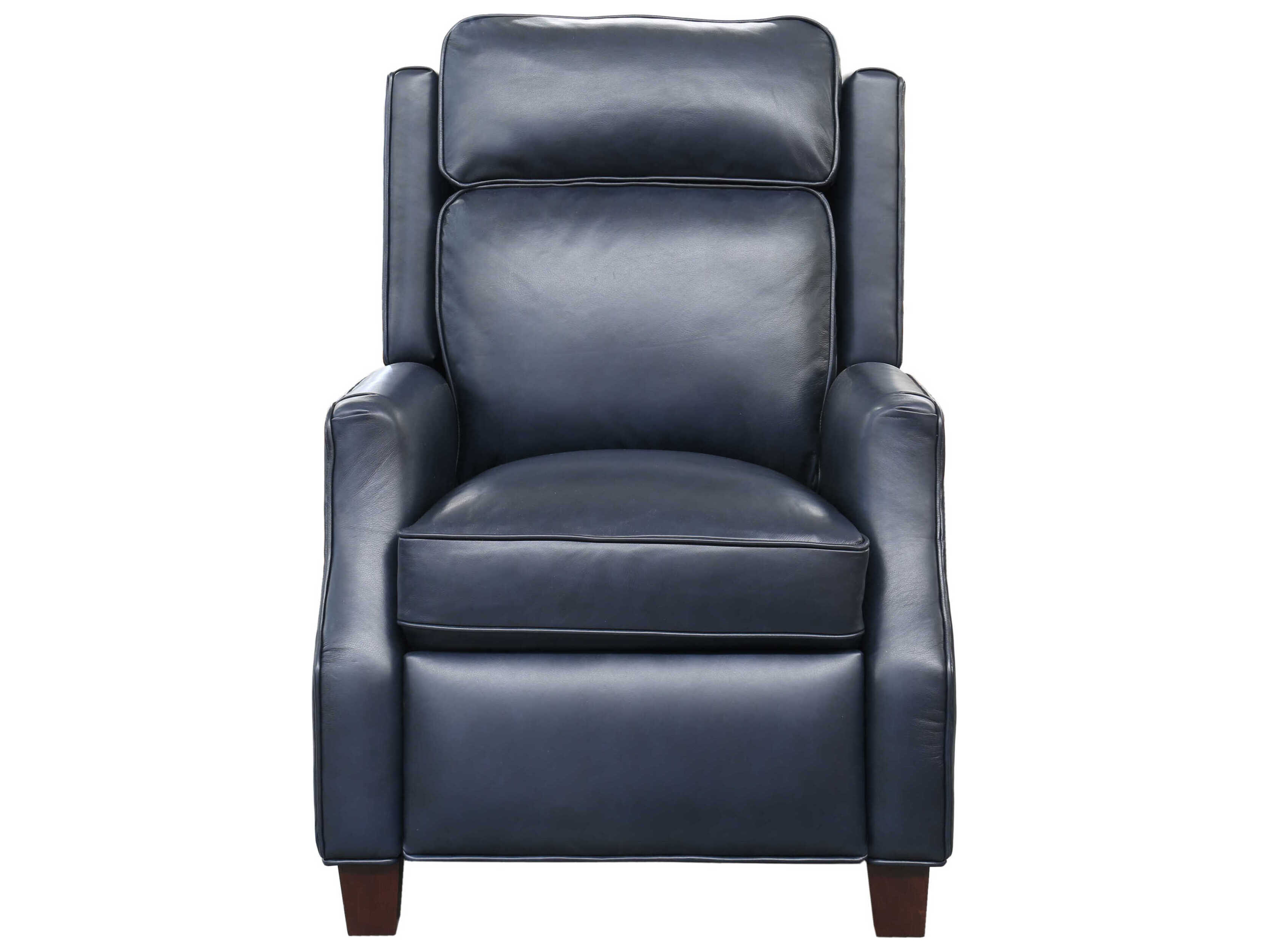 Barcalounger Vintage Nixon Shoreham Blue Leather Recliner