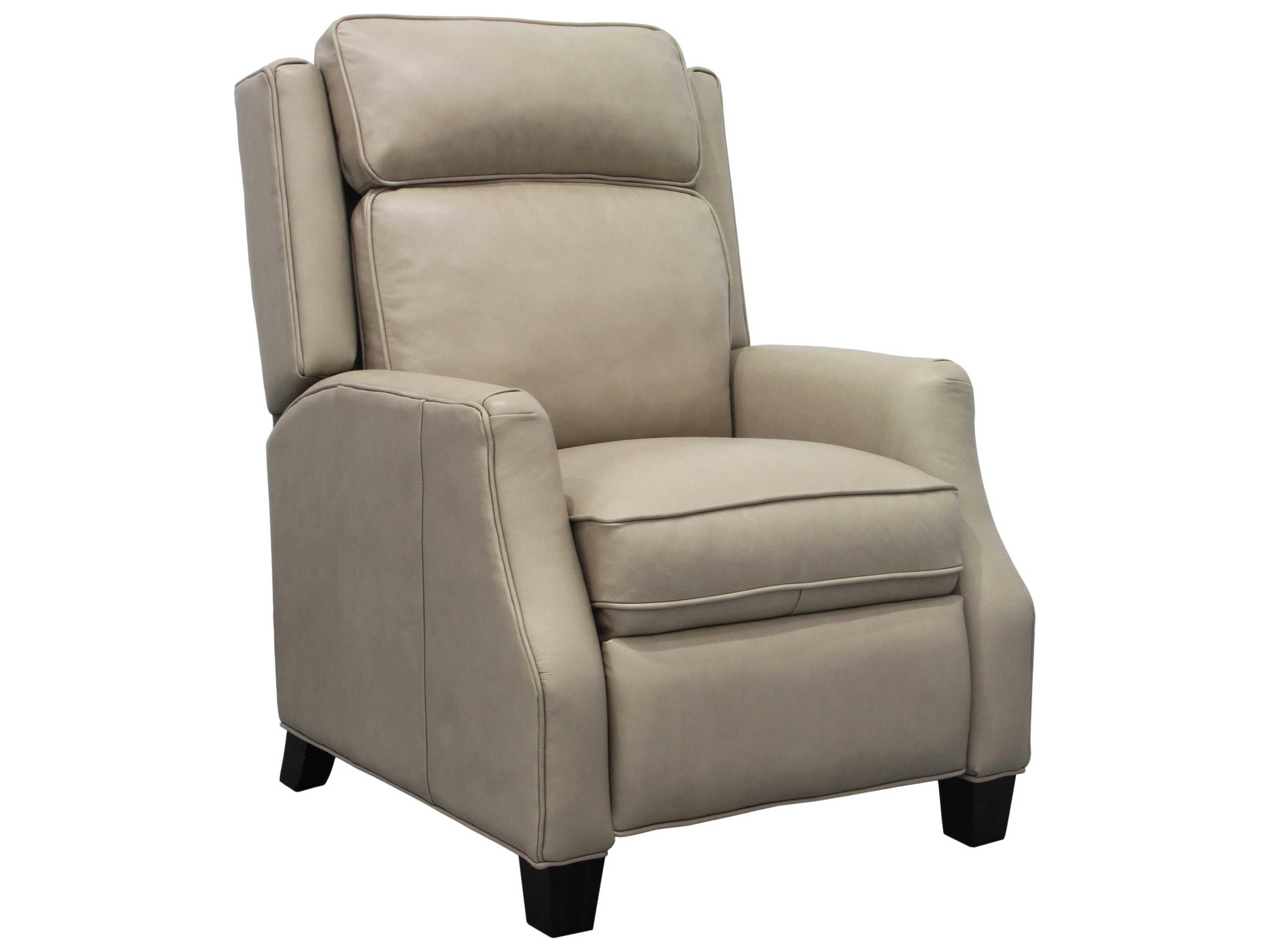 Barcalounger Vintage Nixon Shoreham Cream Leather Recliner