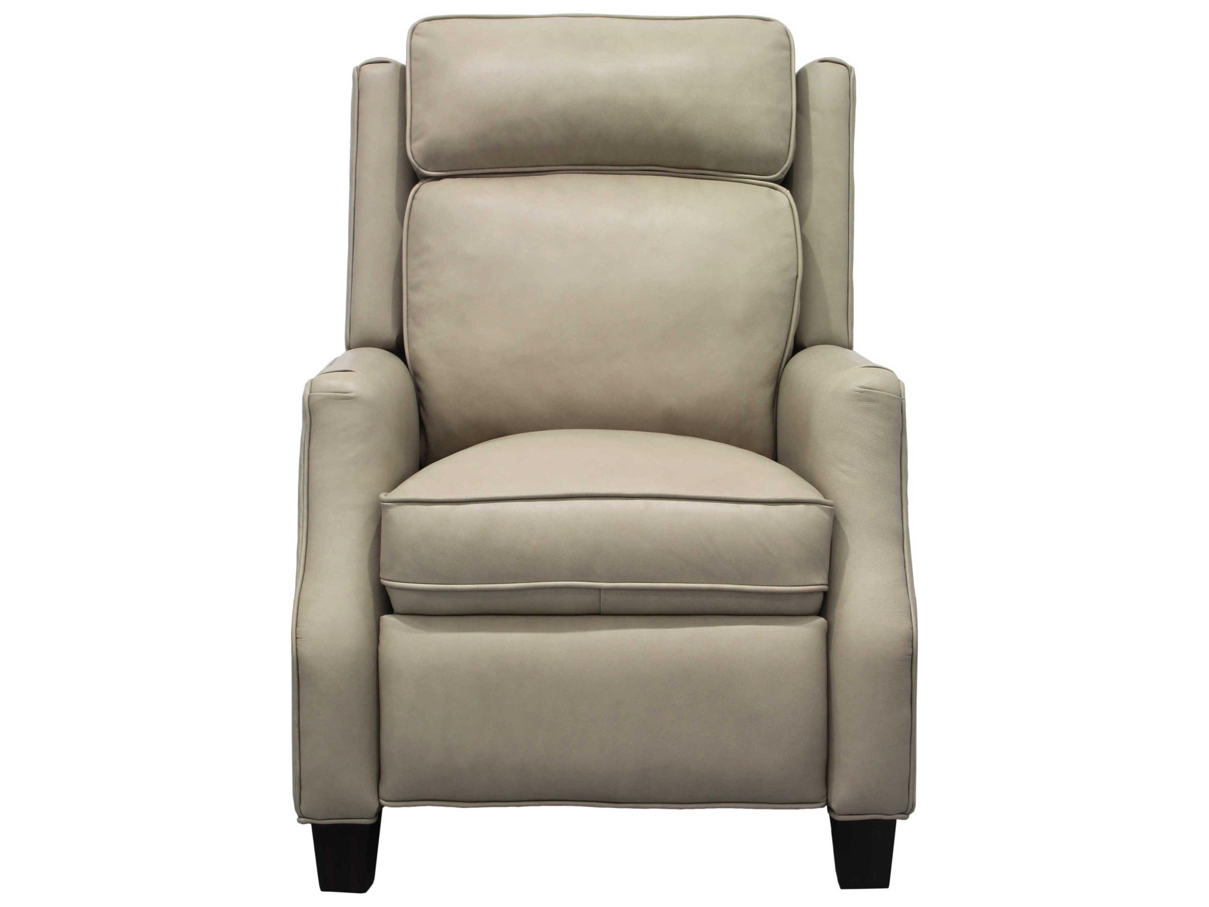 Barcalounger Vintage Nixon Shoreham Cream Leather Recliner