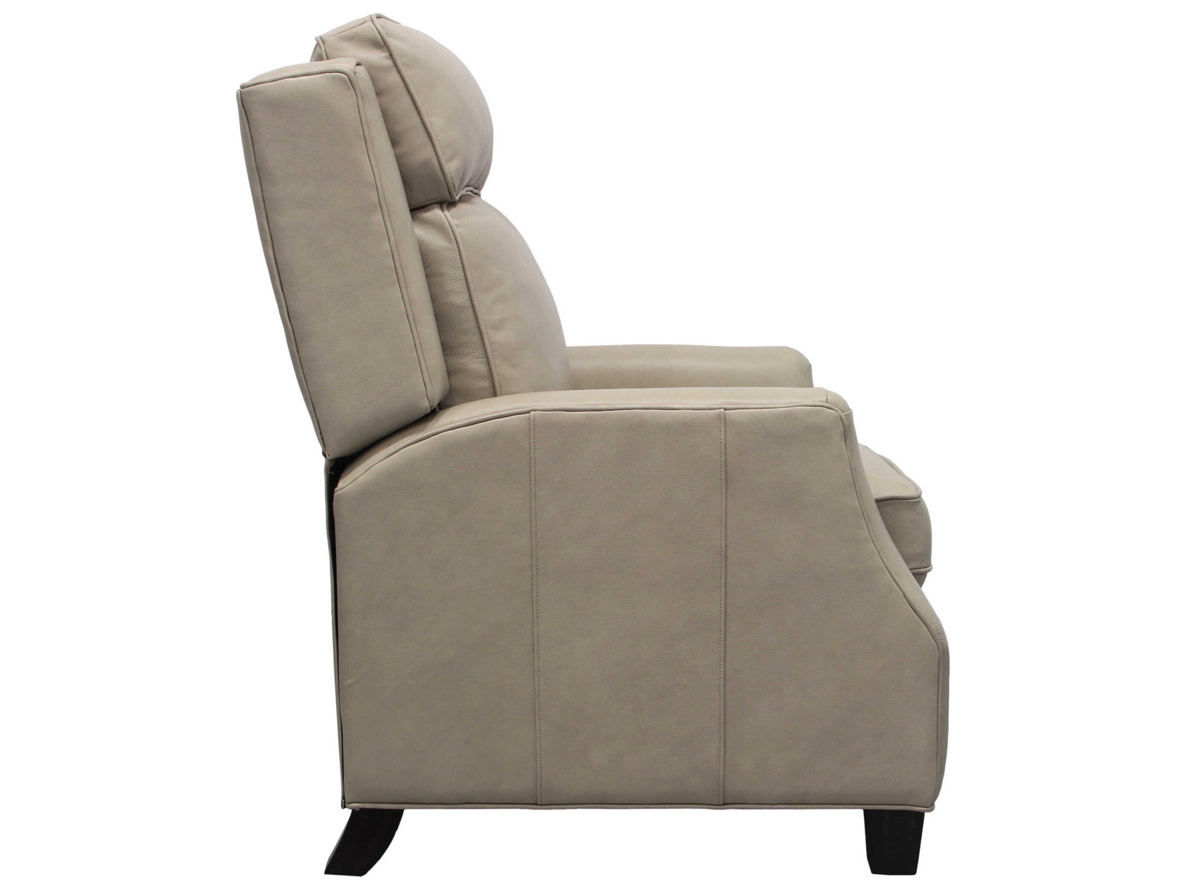 Barcalounger Vintage Nixon Shoreham Cream Leather Recliner