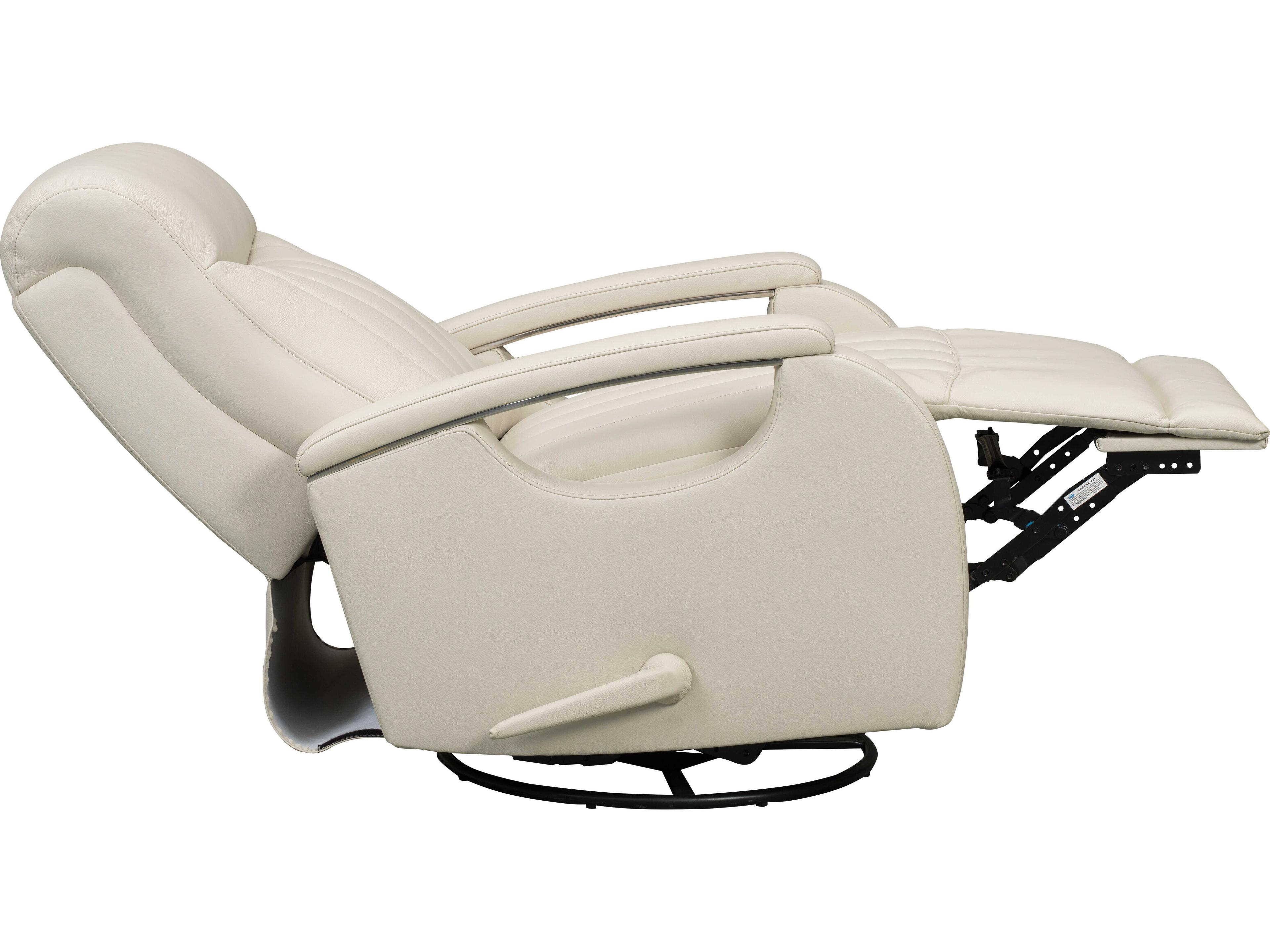 Barcalounger Modern Expressions Braxton Troy Cream Faux Leather Recliner