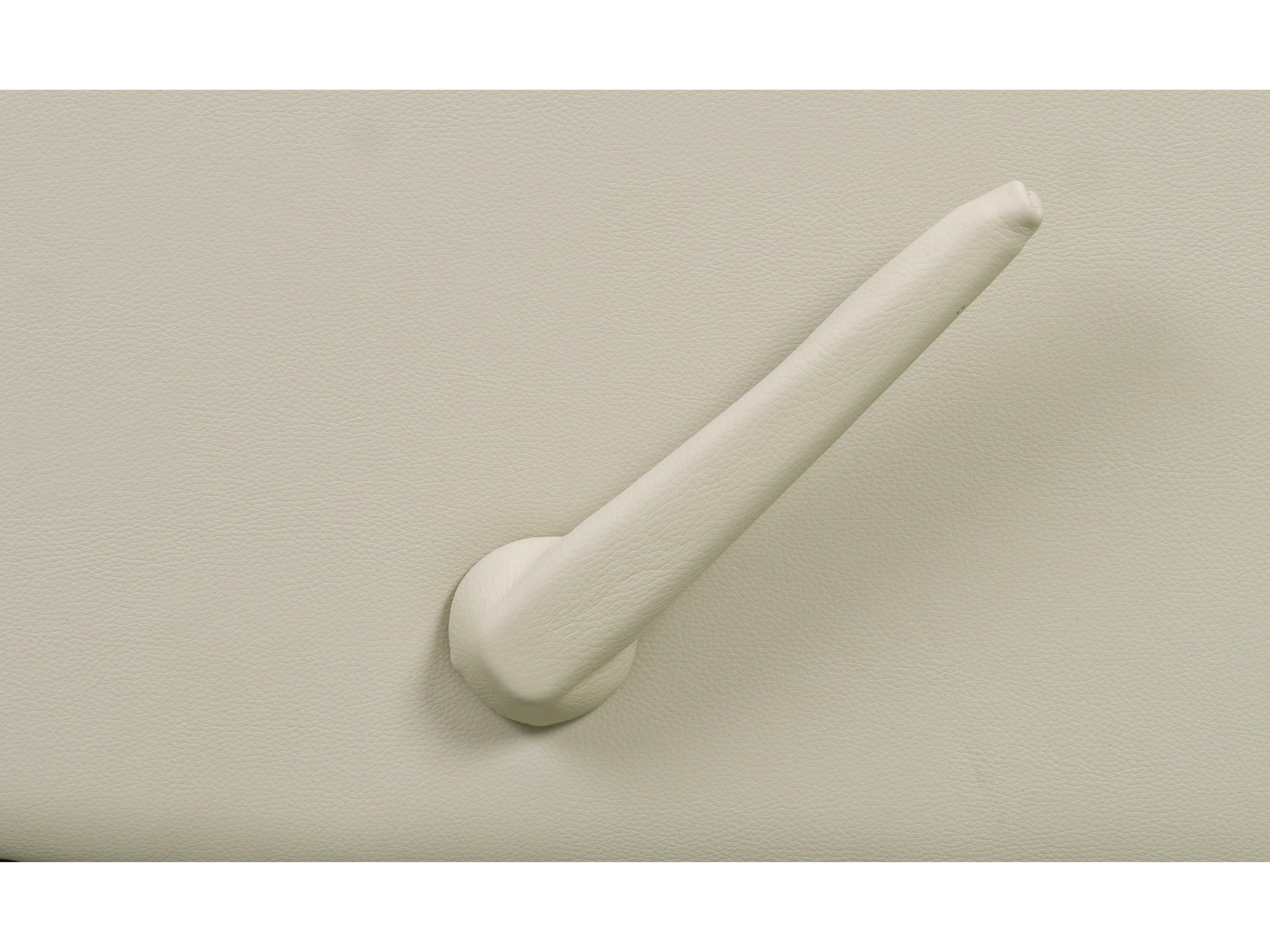 Barcalounger Modern Expressions Harlee Troy Cream White Faux Leather Recliner