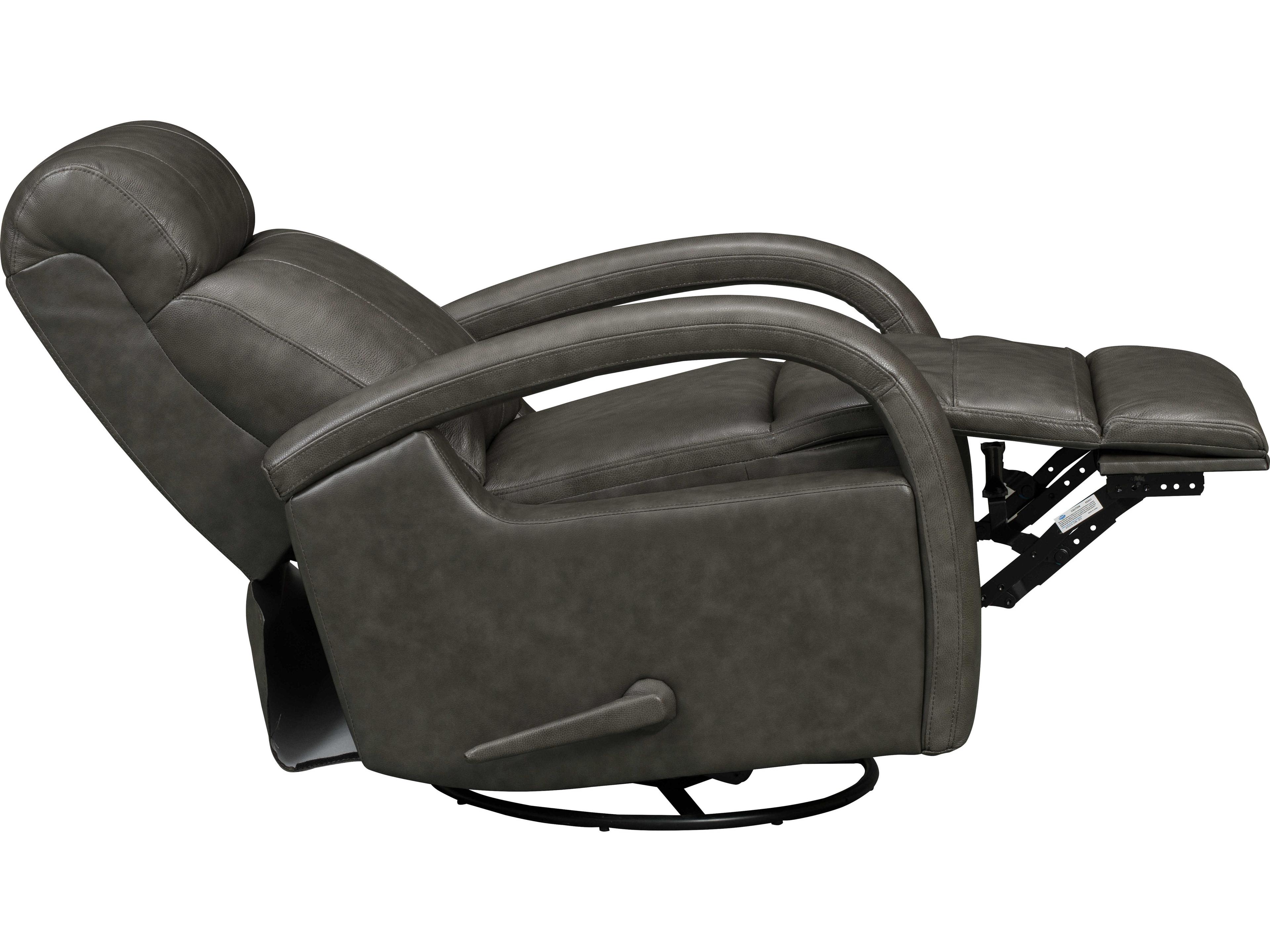 Barcalounger Modern Expressions Harlee Ryegate Gray Faux Leather Recliner